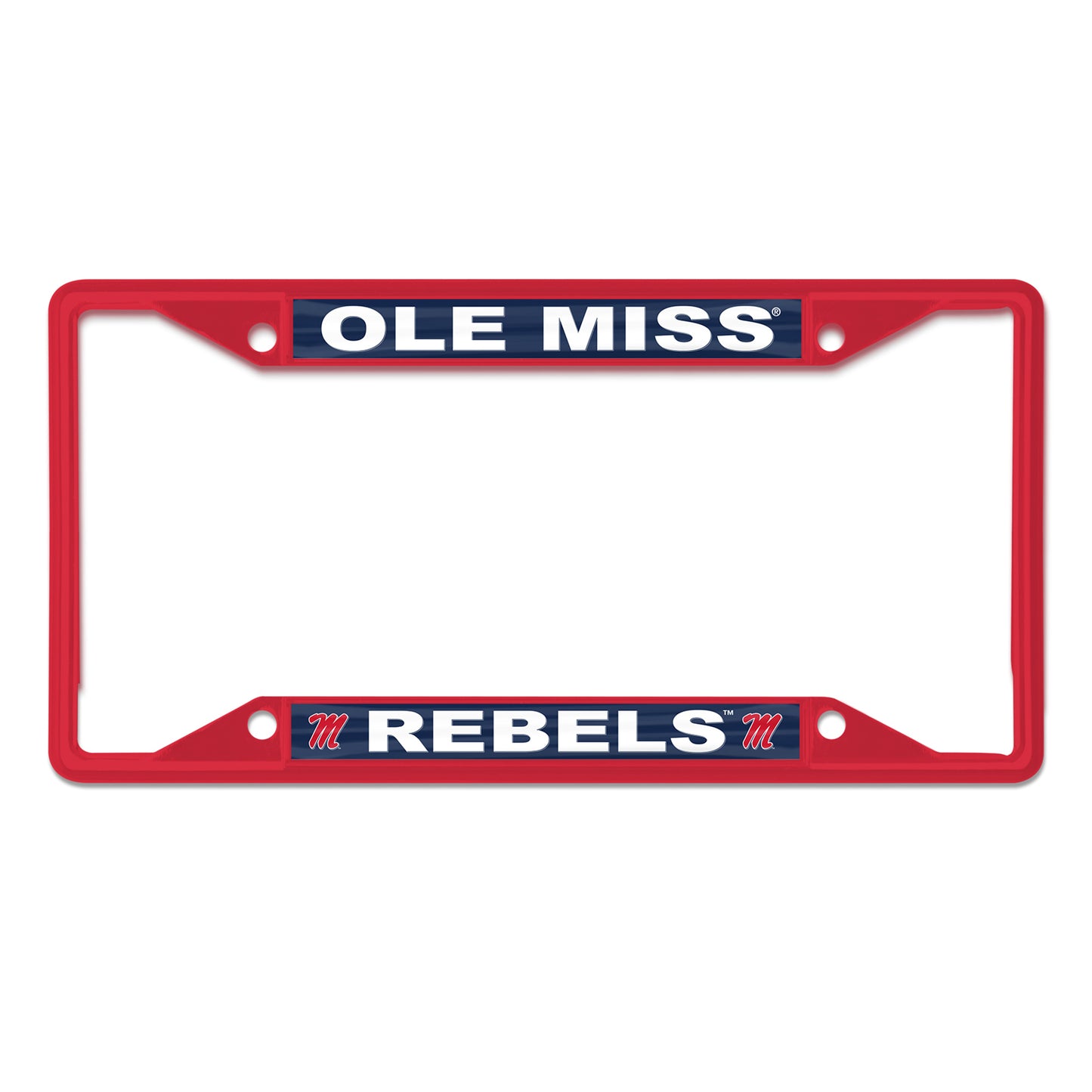 WinCraft Ole Miss Rebels Chrome Color License Plate Frame