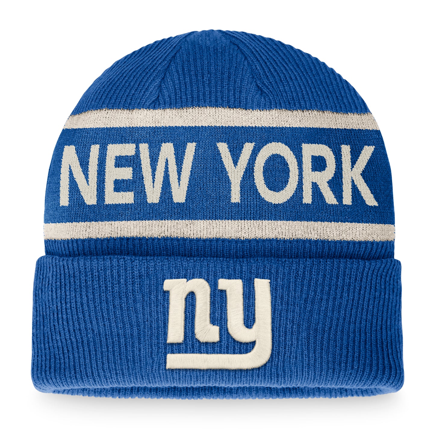 Men's Fanatics Royal New York Giants Heritage Cuffed Knit Hat
