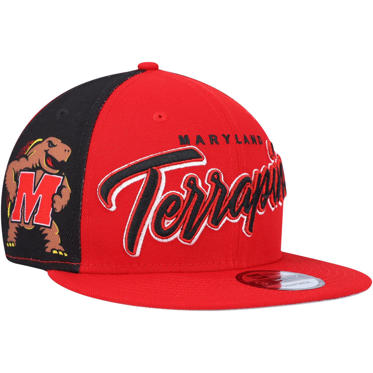 Men's New Era Red Maryland Terrapins Outright 9FIFTY Snapback Hat