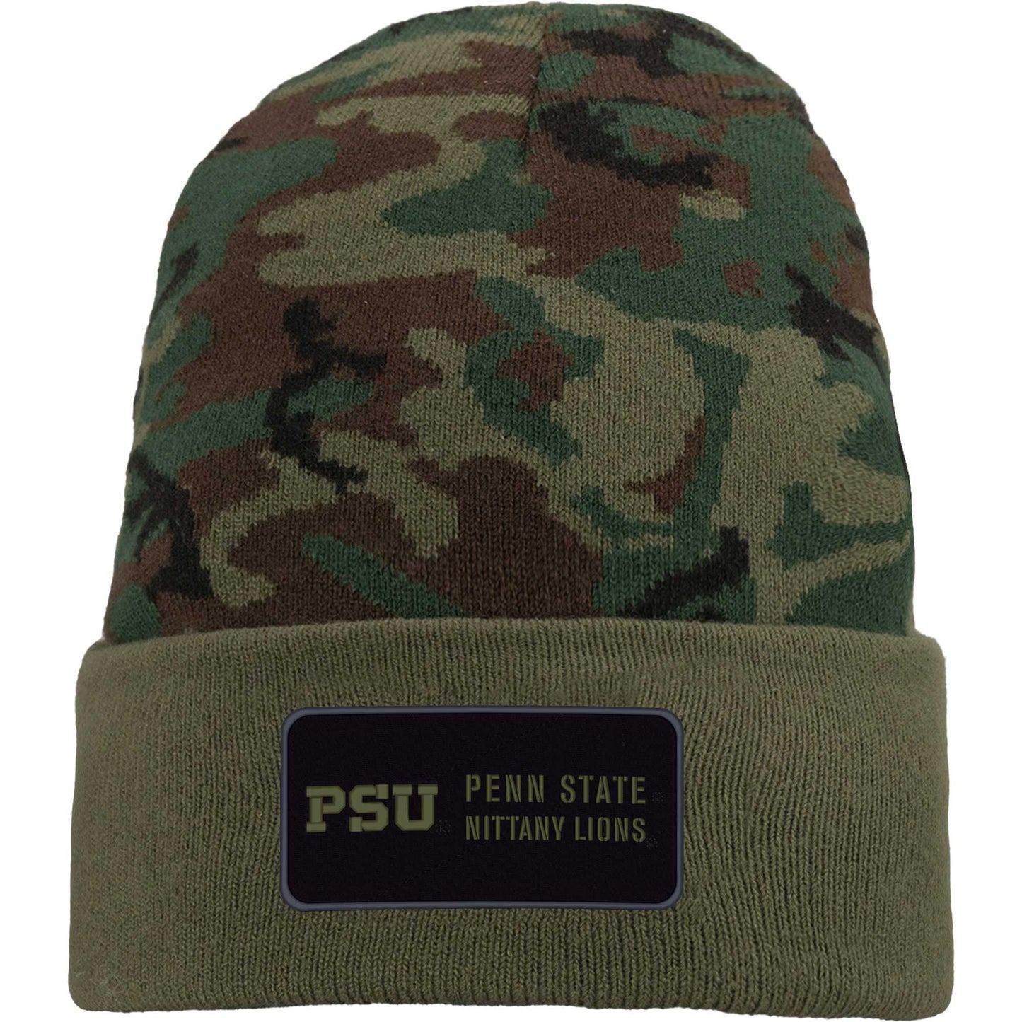Men's Nike Camo Penn State Nittany Lions Military Pack Cuffed Knit Hat