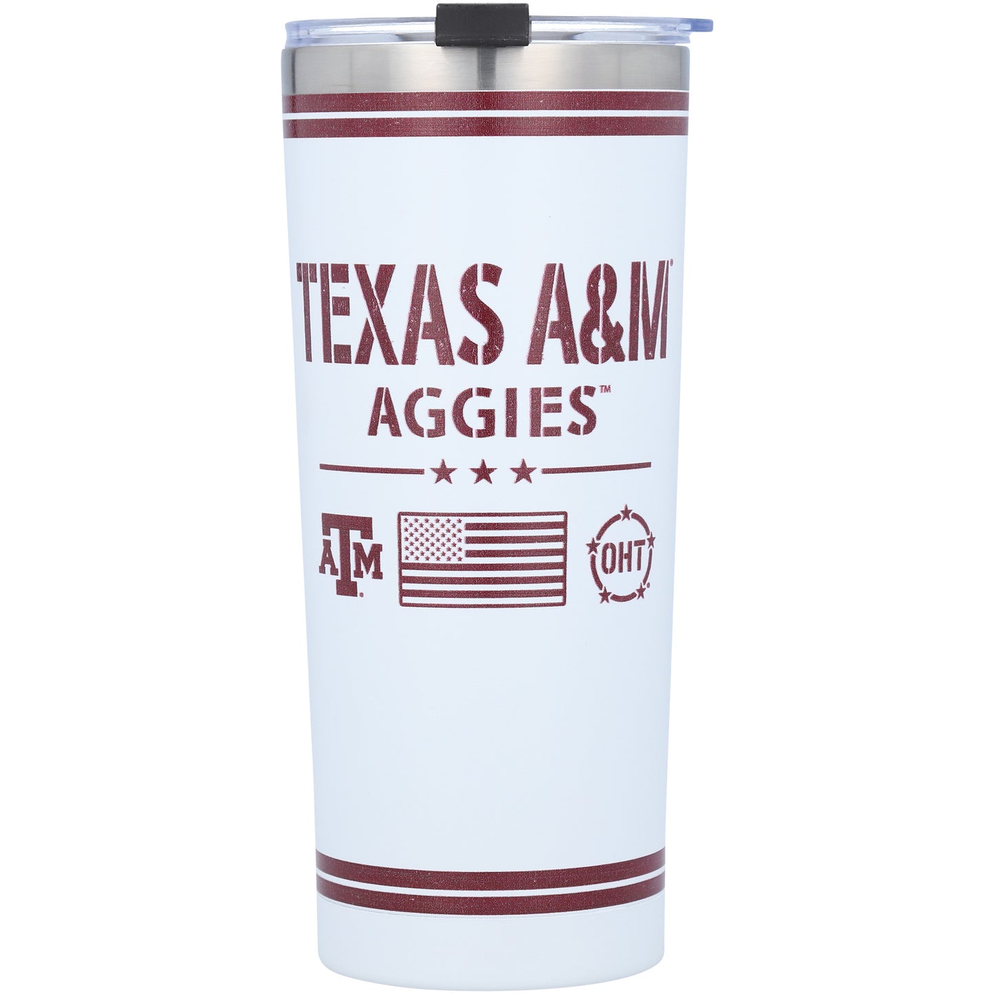 Texas A&M Aggies 24oz. OHT Military Appreciation Tumbler