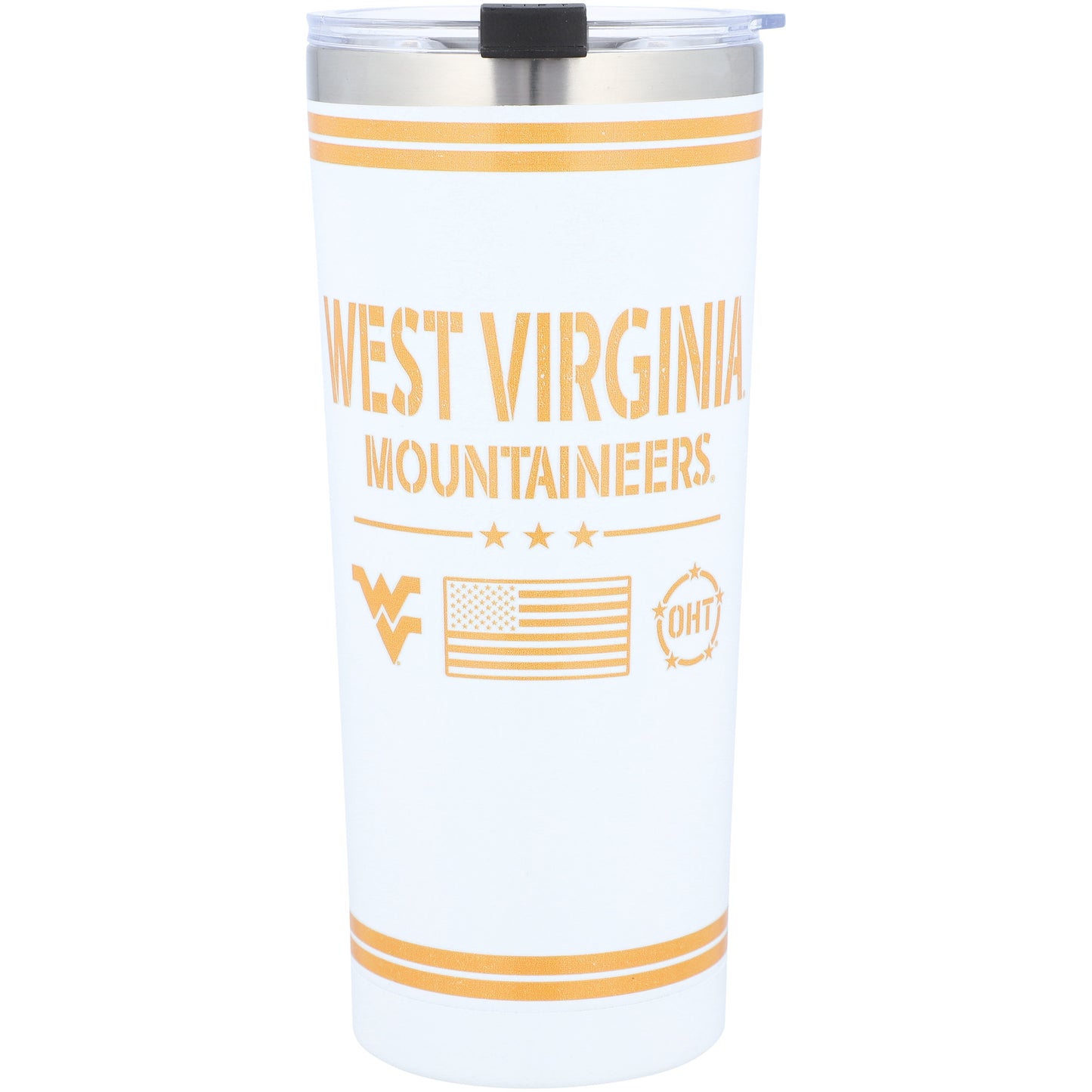 West Virginia Mountaineers 24oz. OHT Military Appreciation Tumbler