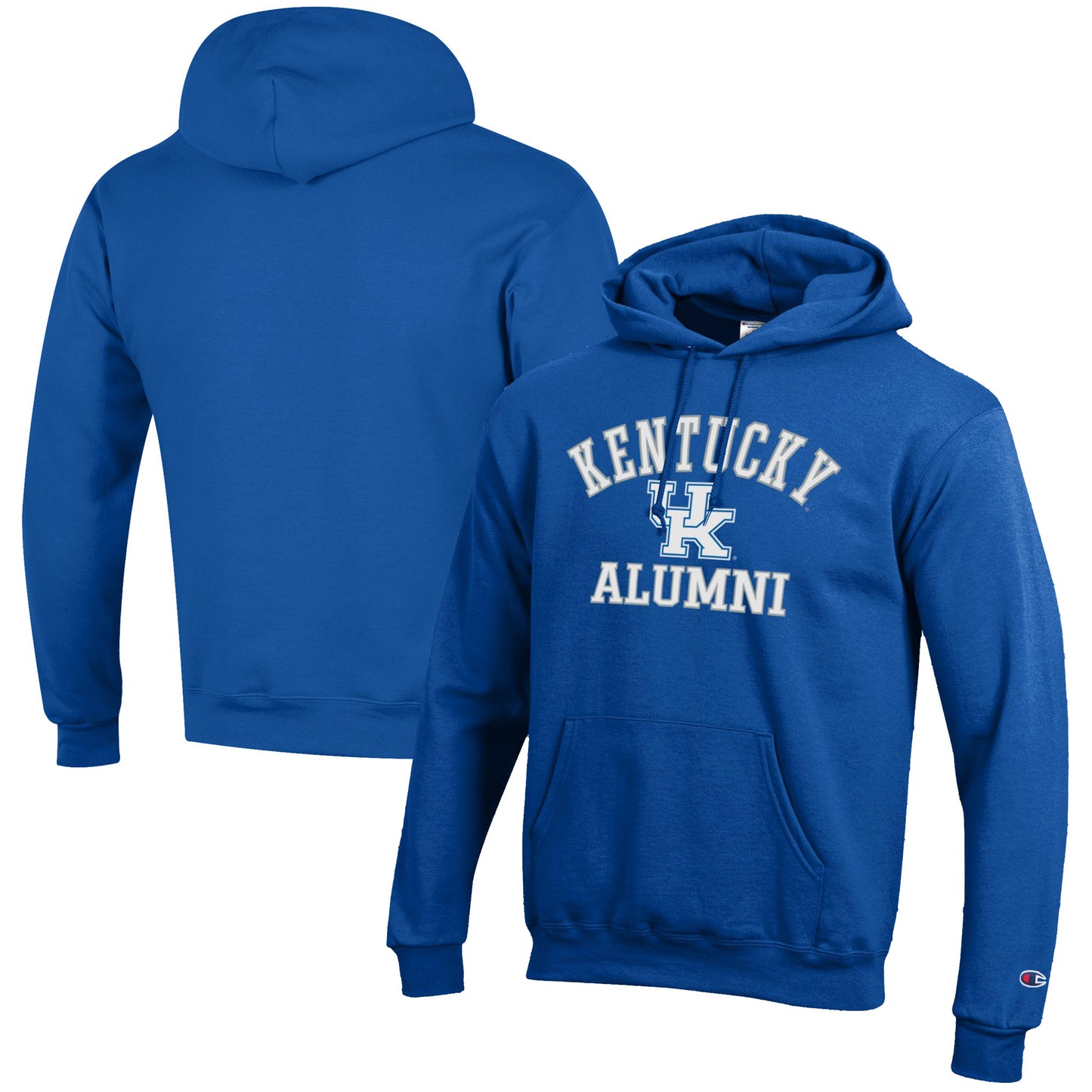 Men's Champion Royal Kentucky Wildcats Alumni Logo Pullover Hoodie