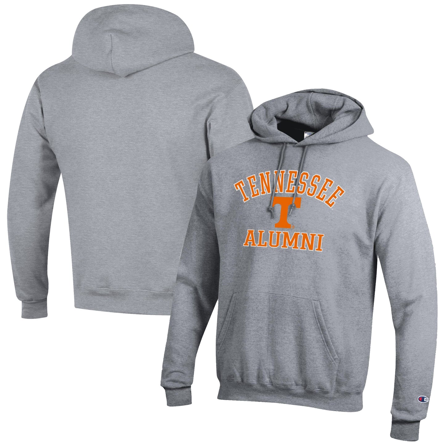 Men's Champion Gray Tennessee Volunteers Alumni Logo Pullover Hoodie