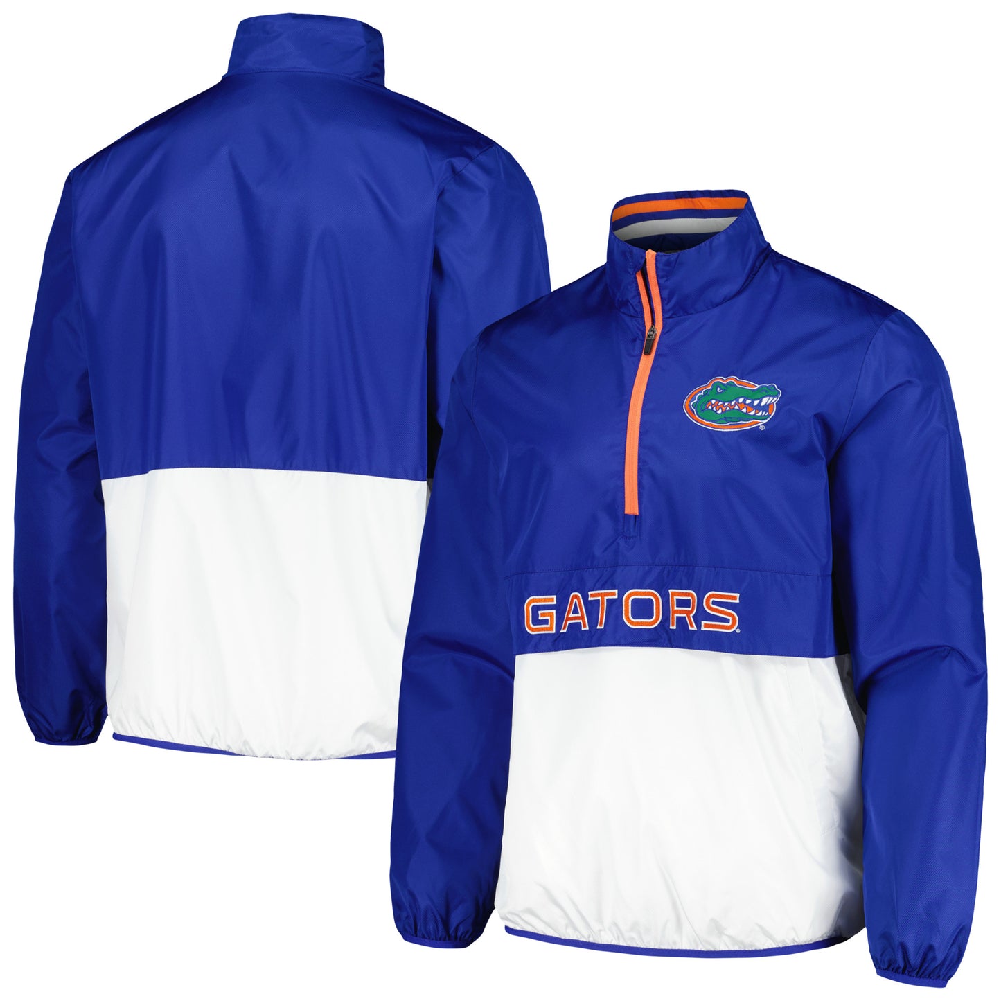 Men's G-III Sports by Carl Banks Royal Florida Gators Cornerman Half-Zip Top
