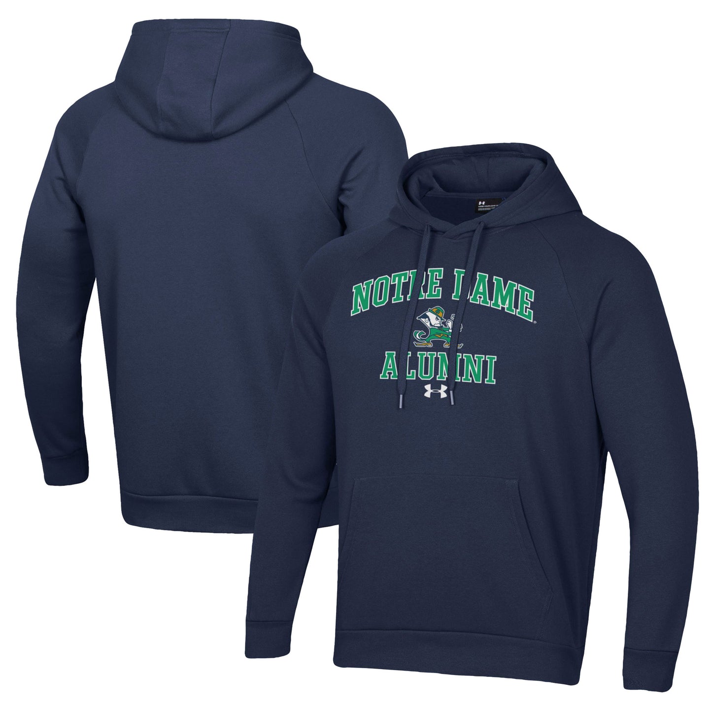 Men's Under Armour Navy Notre Dame Fighting Irish Alumni All Day Pullover Hoodie