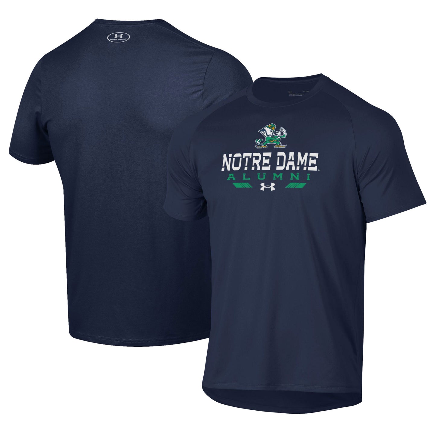 Men's Under Armour Navy Notre Dame Fighting Irish Alumni Tech T-Shirt