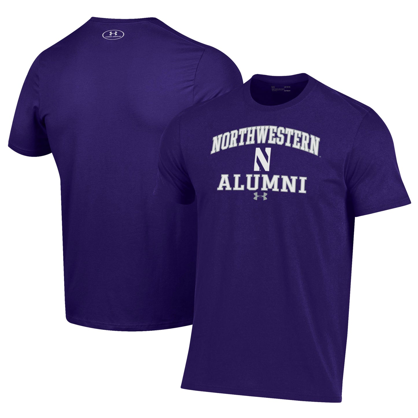 Men's Under Armour Purple Northwestern Wildcats Alumni Performance T-Shirt
