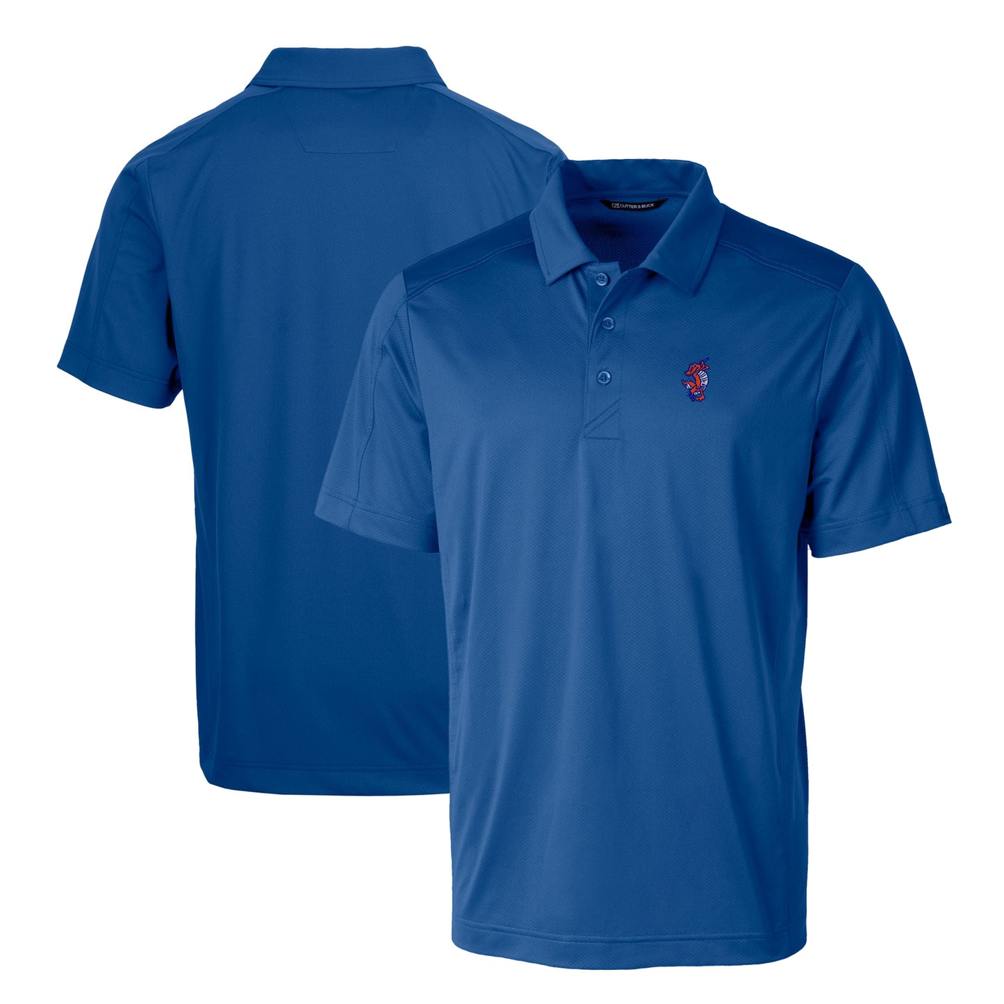 Men's Cutter & Buck Royal Florida Gators Swinging Gator Big & Tall Prospect Textured Stretch Polo