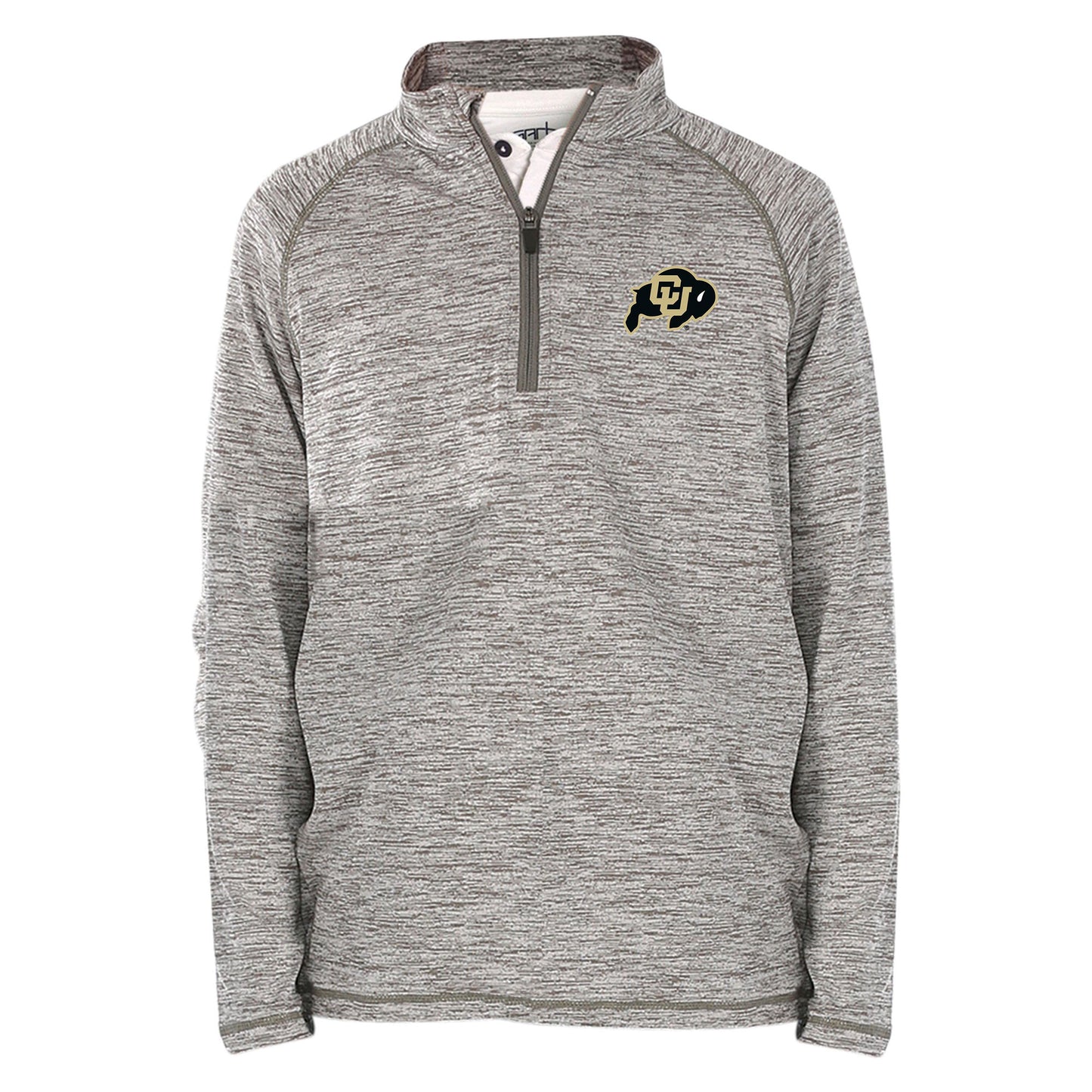 Youth Garb Gray Colorado Buffaloes Matthew Quarter-Zip Top