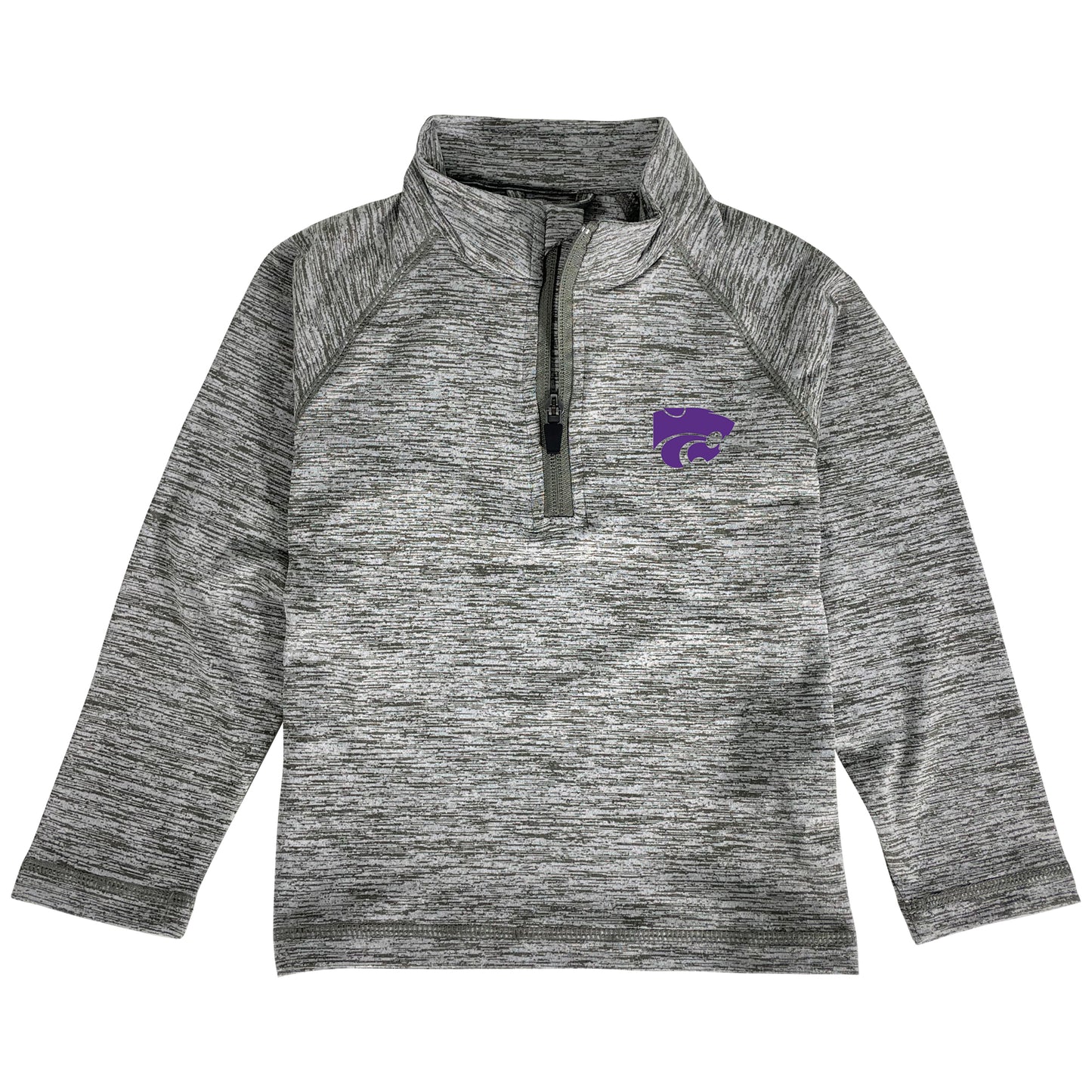 Toddler Garb Gray Kansas State Wildcats Matthew Quarter-Zip Pullover Top