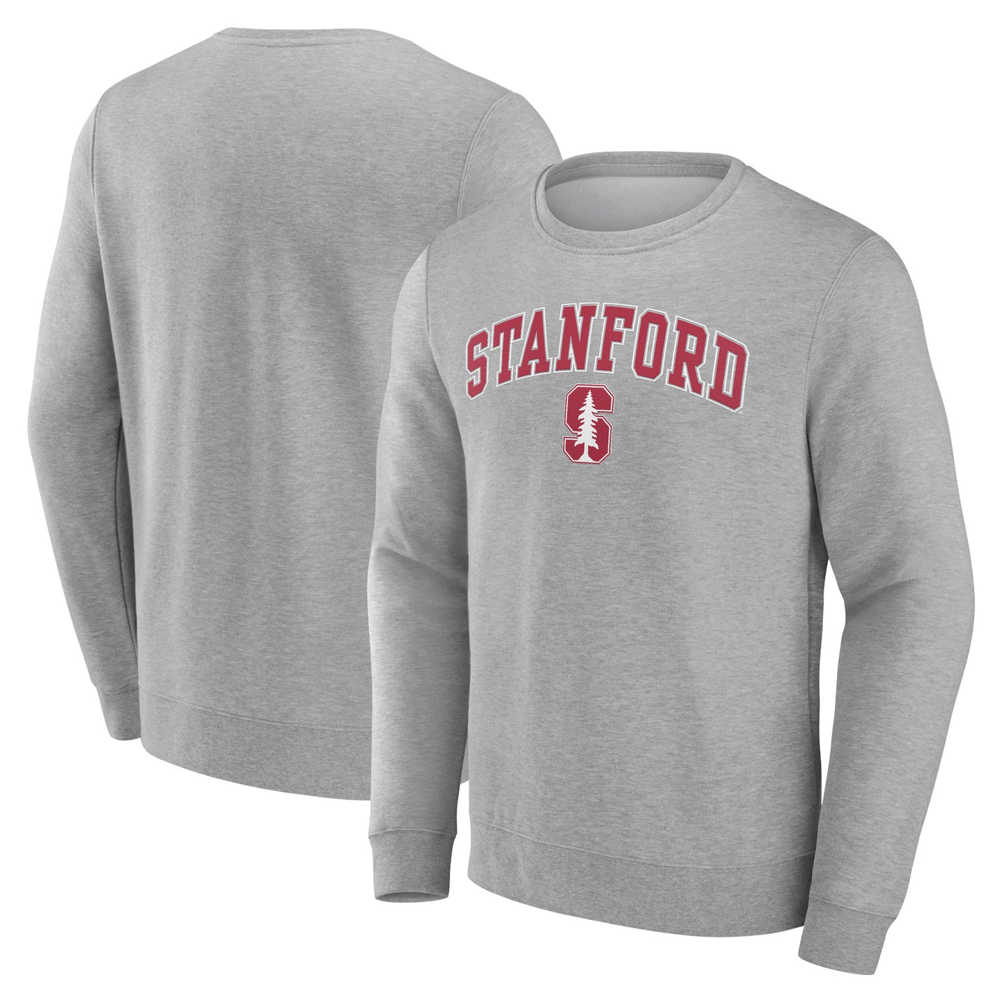 Men's Gray Stanford Cardinal Campus Sweatshirt