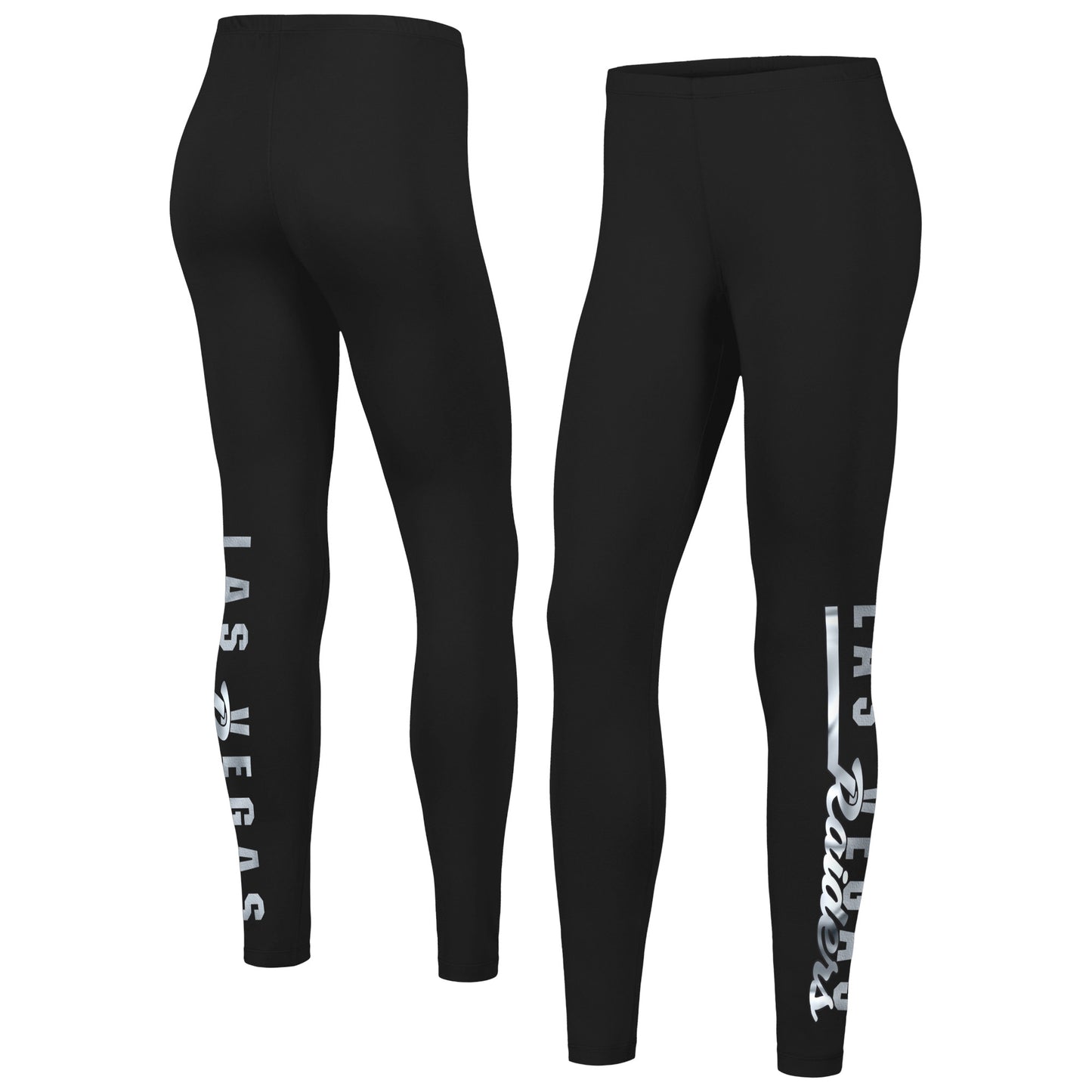 Women's G-III 4Her by Carl Banks Black Las Vegas Raiders 4th Down Leggings