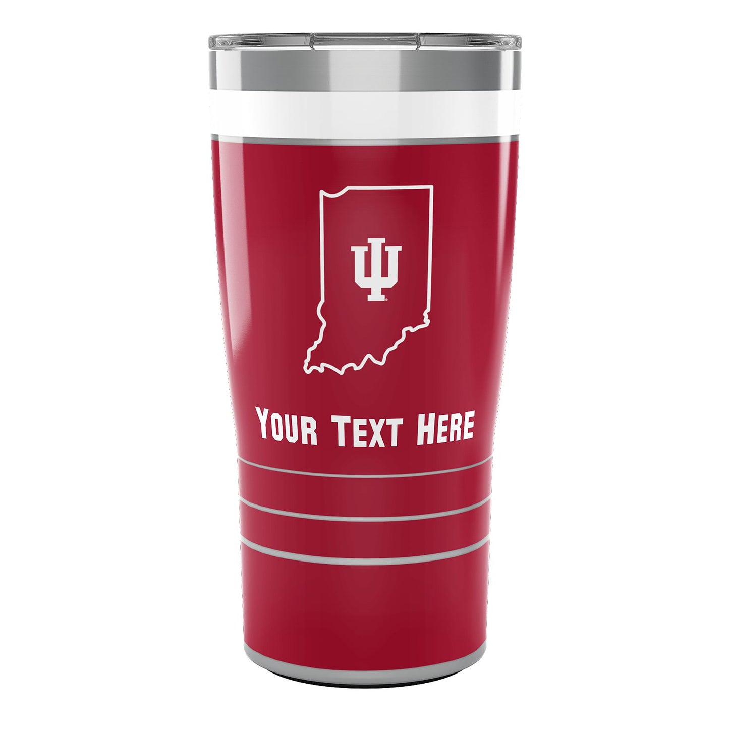 Tervis Indiana Hoosiers 20oz. Personalized MVP Fan Stainless Steel Tumbler
