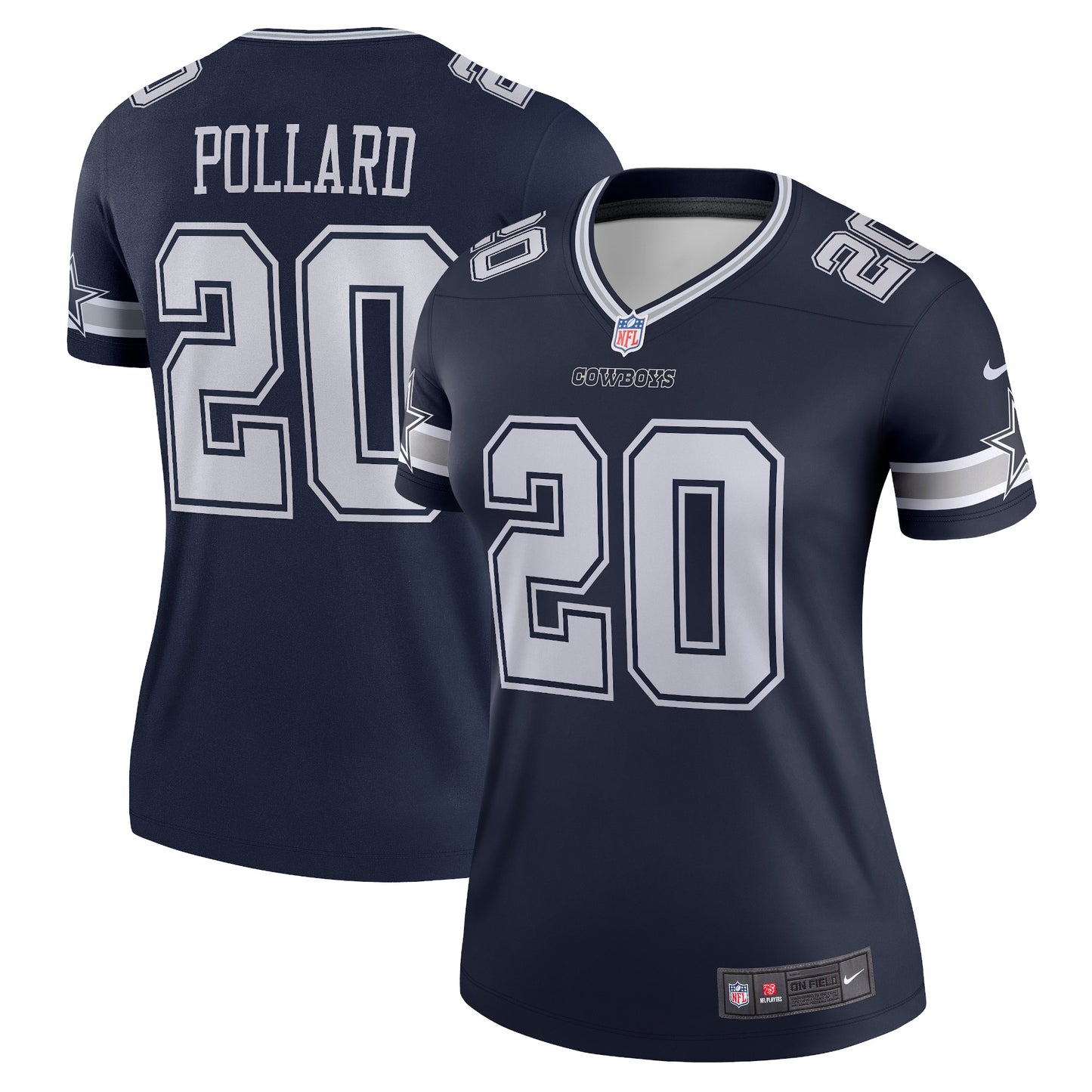 Women's Nike Tony Pollard Navy Dallas Cowboys Legend Jersey