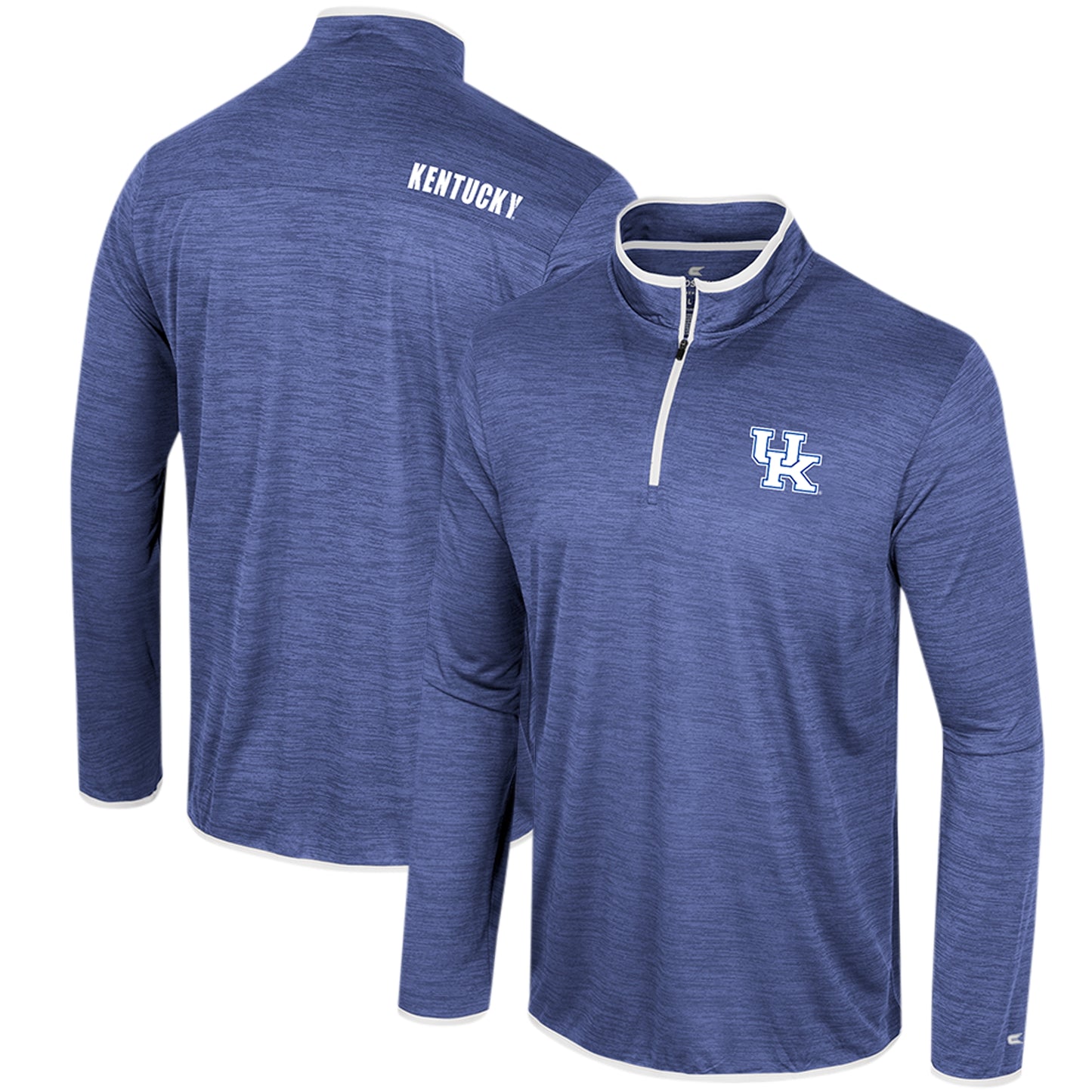 Men's Colosseum Royal Kentucky Wildcats Wright Quarter-Zip Windshirt