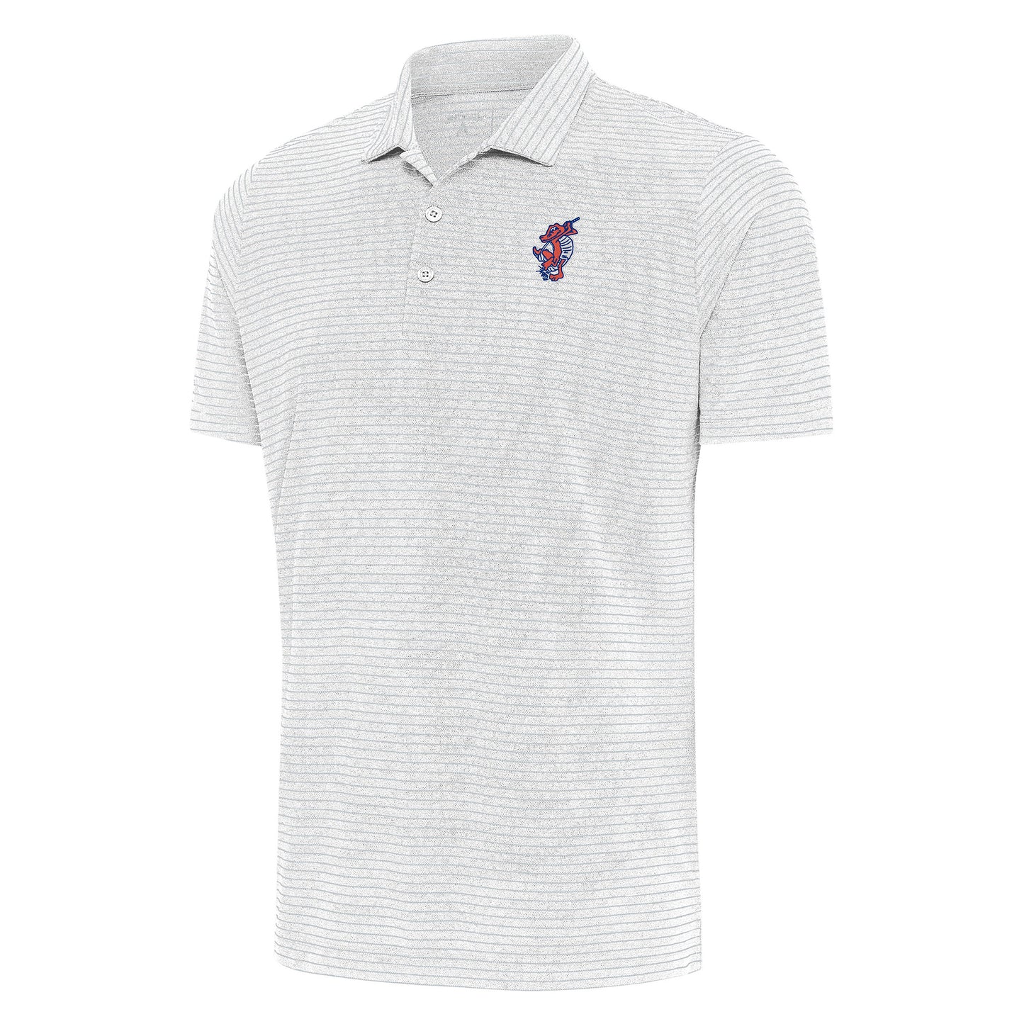 Men's Antigua White Florida Gators Swinging Gator Esteem Polo