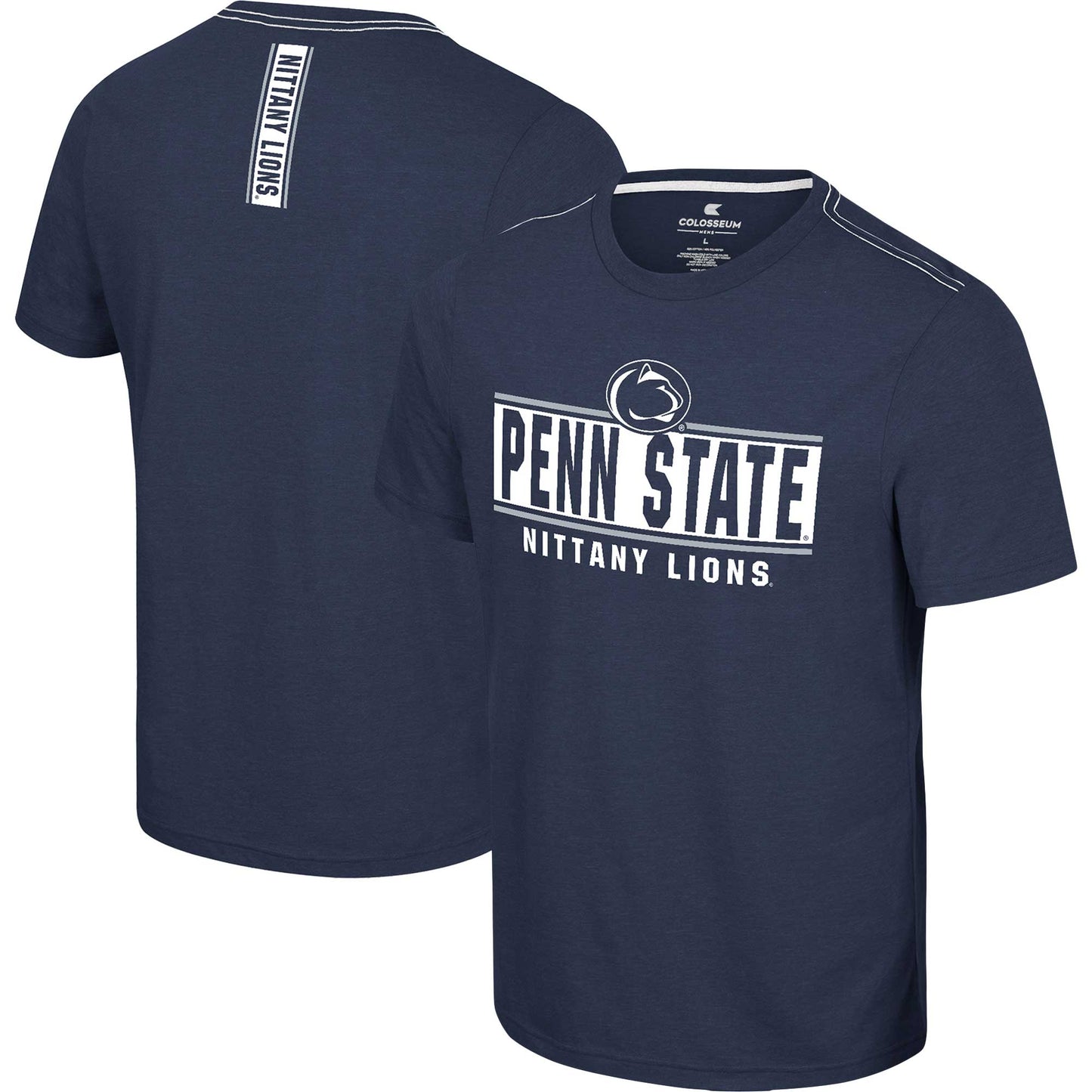 Men's Colosseum Navy Penn State Nittany Lions No Problemo T-Shirt