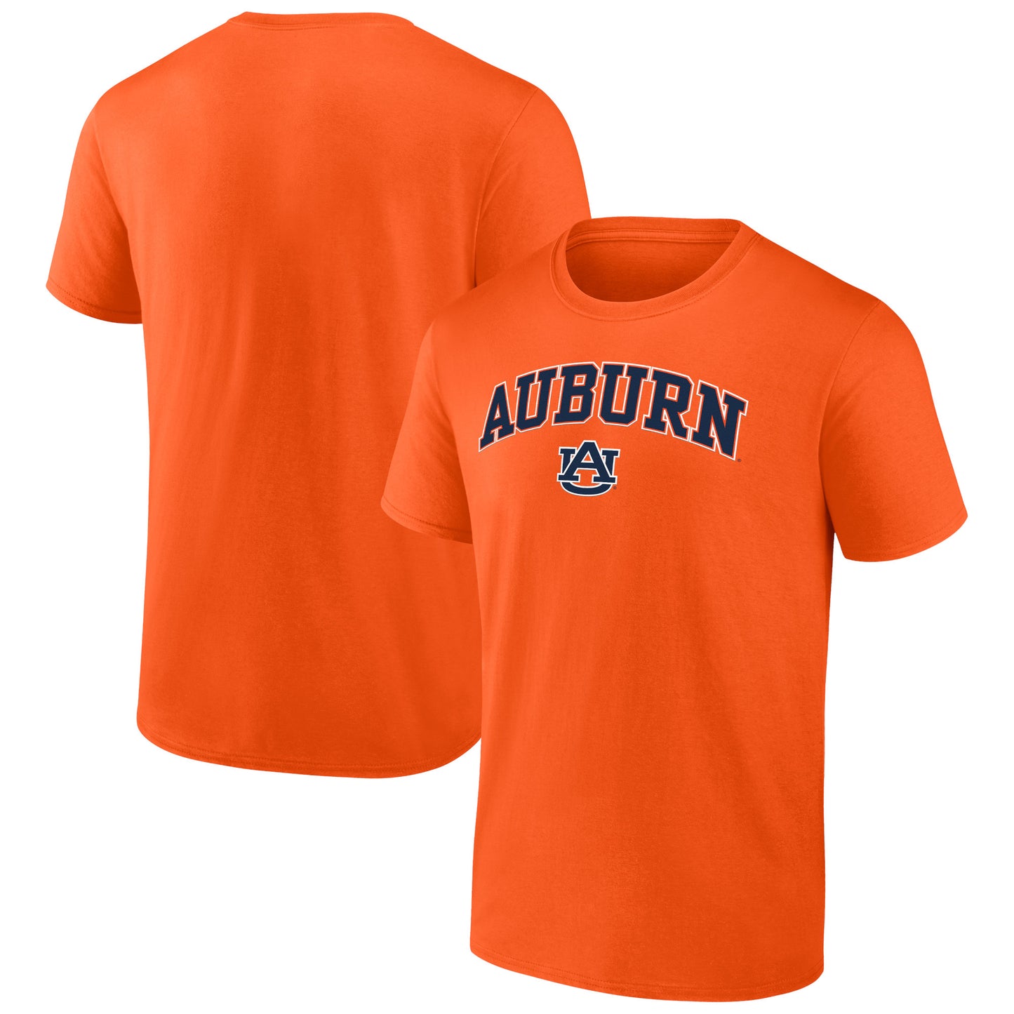 Men's Fanatics Orange Auburn Tigers Campus T-Shirt
