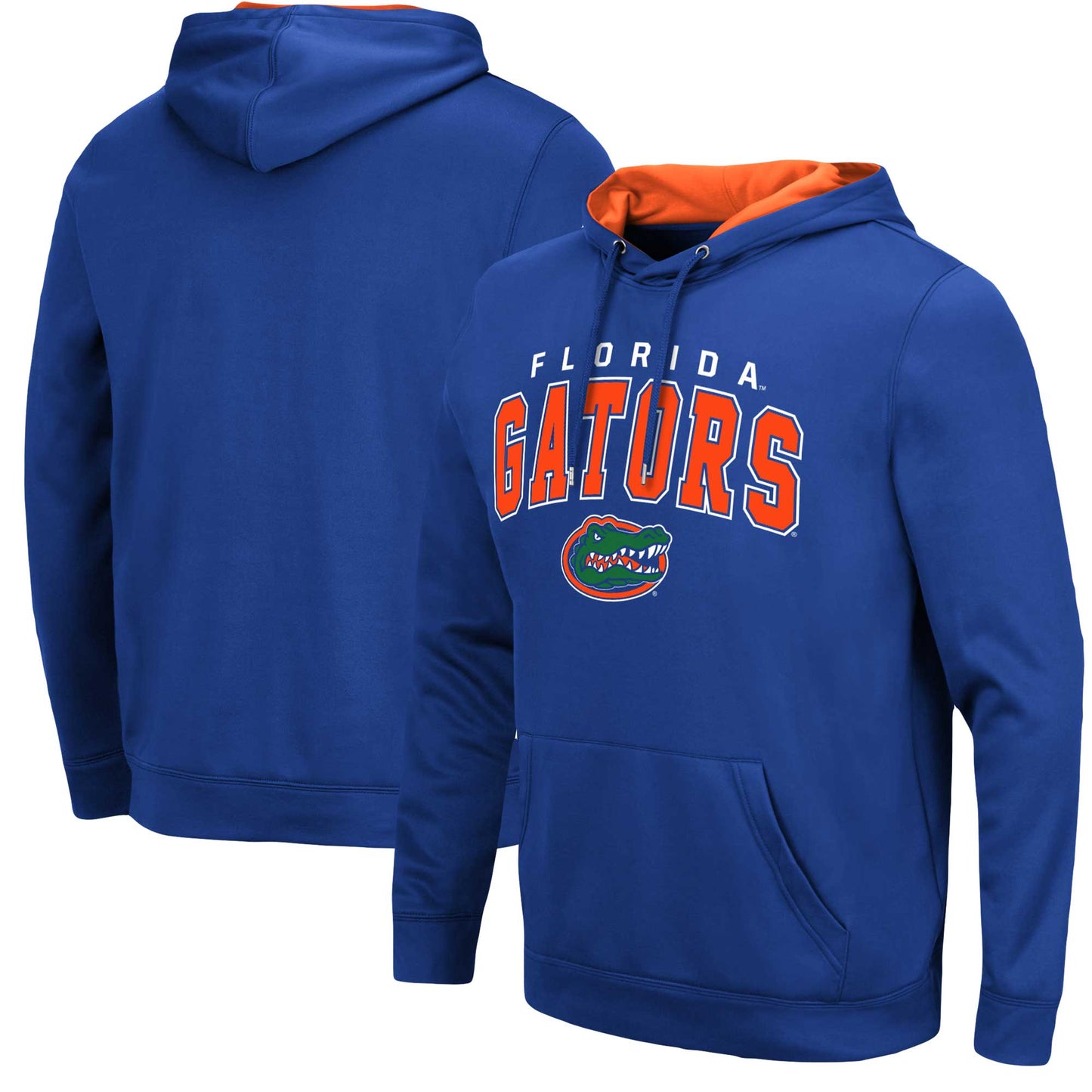 Men's Colosseum Royal Florida Gators Resistance Pullover Hoodie