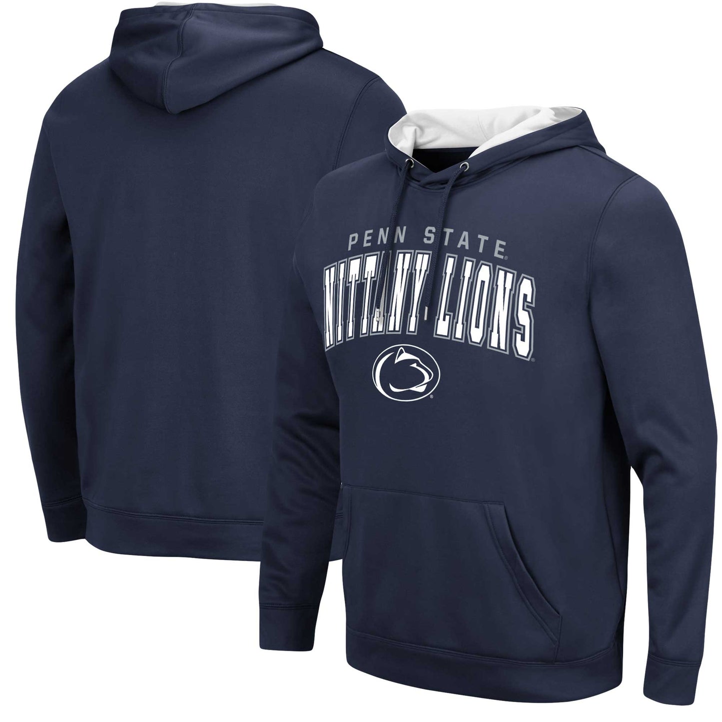Men's Colosseum Navy Penn State Nittany Lions Resistance Pullover Hoodie