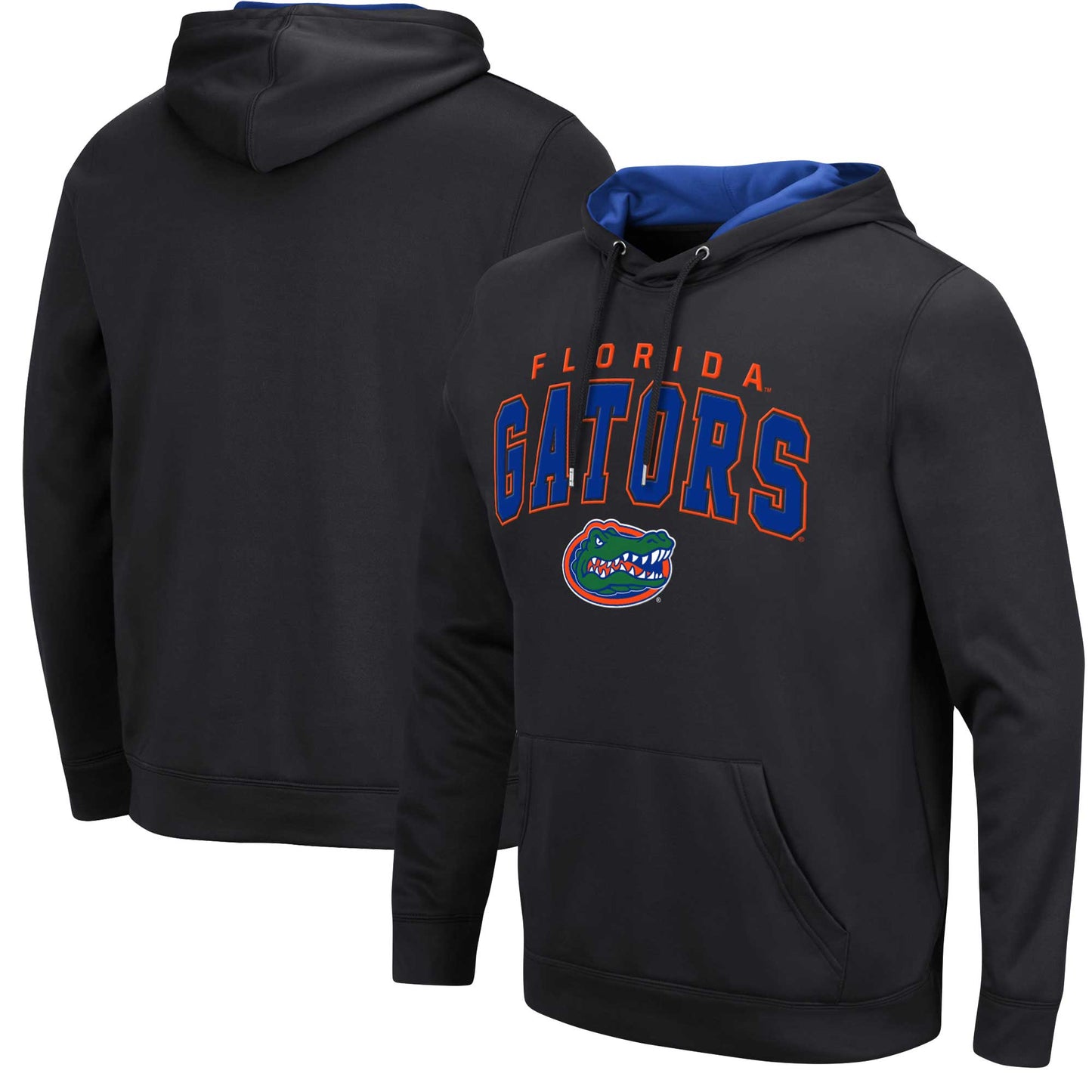 Men's Colosseum Black Florida Gators Resistance Pullover Hoodie