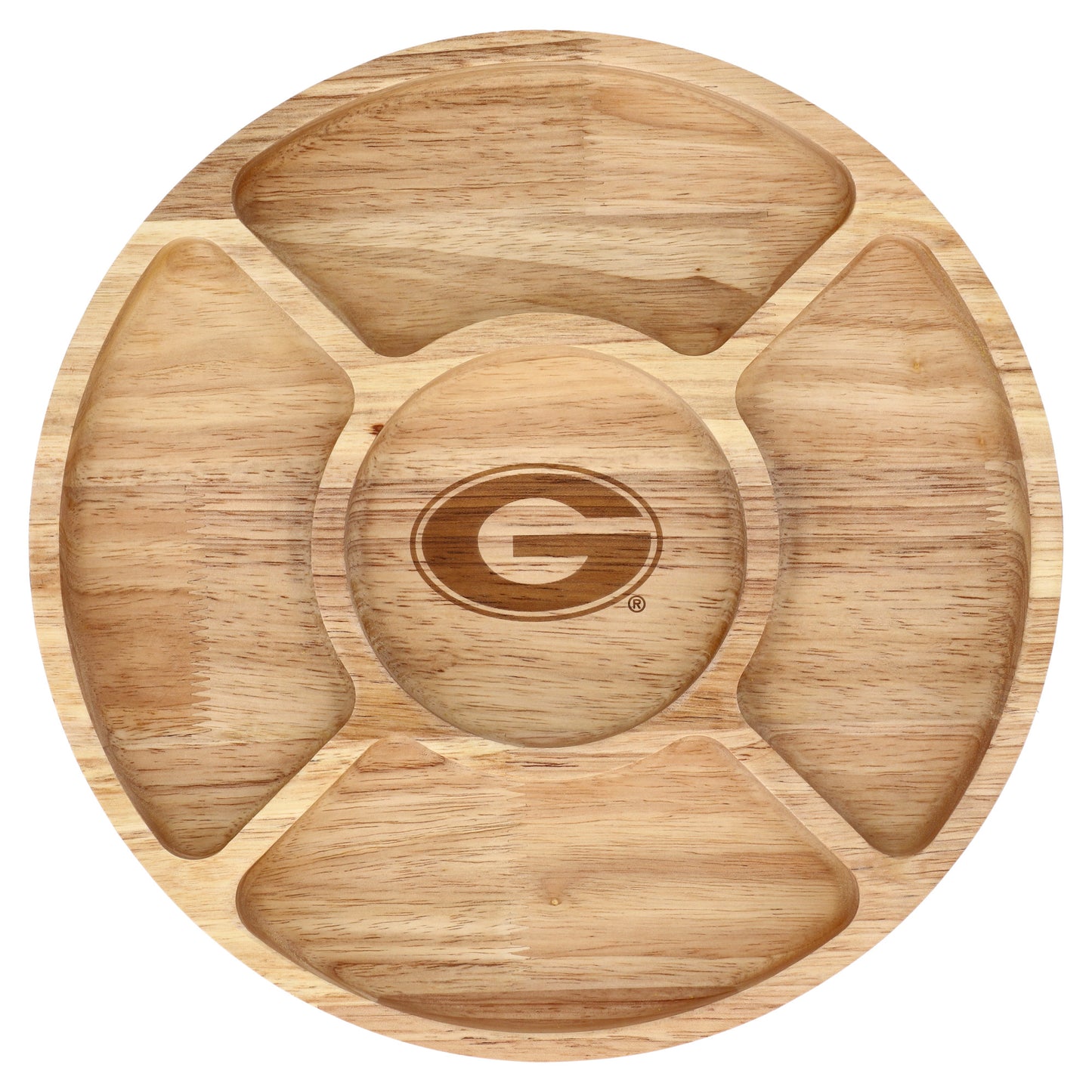 The Memory Company Georgia Bulldogs Wood Chip & Dip Serving Tray