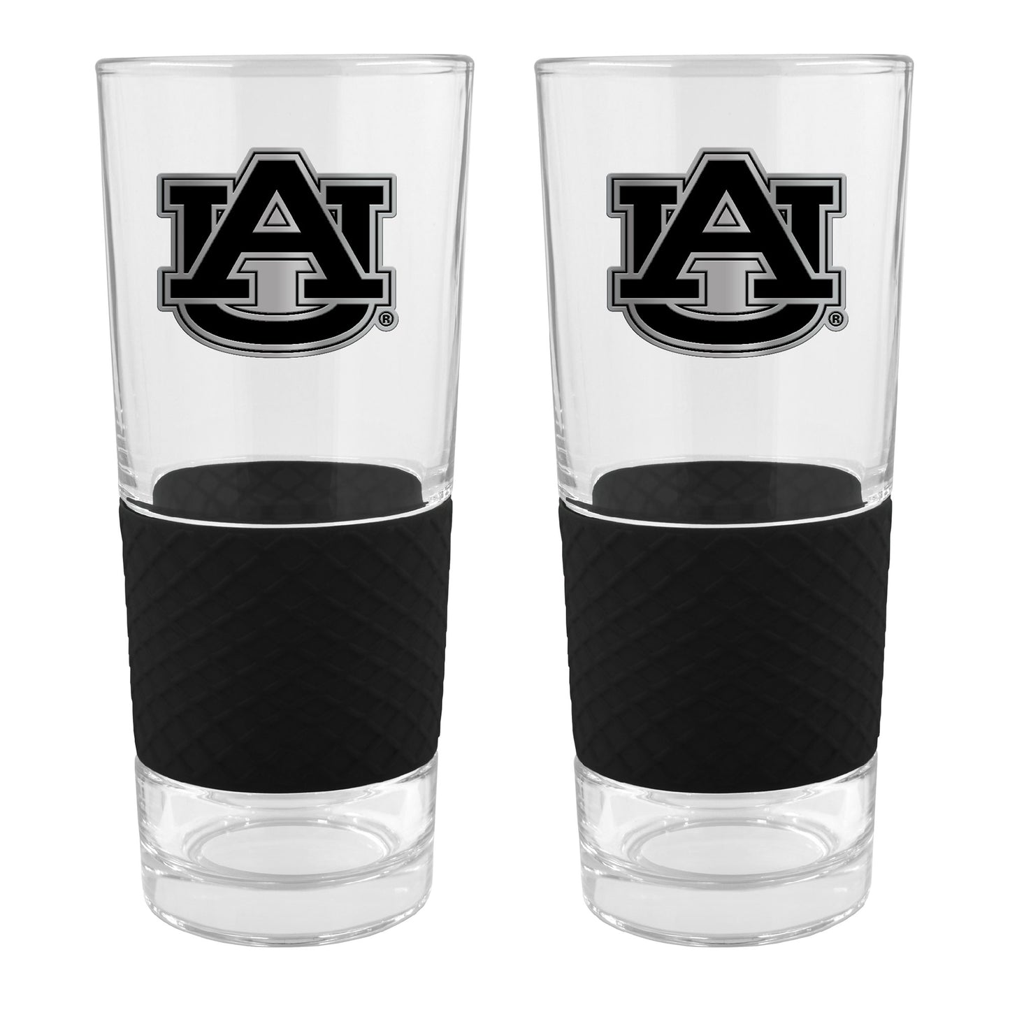 Auburn Tigers Two-Piece 22oz. Stealth Score Pint Glass Set