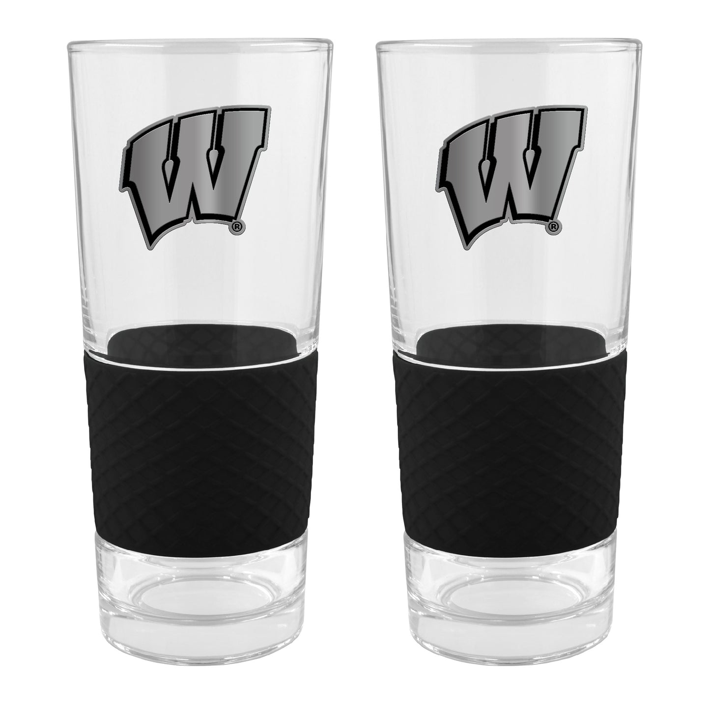 Wisconsin Badgers Two-Piece 22oz. Stealth Score Pint Glass Set