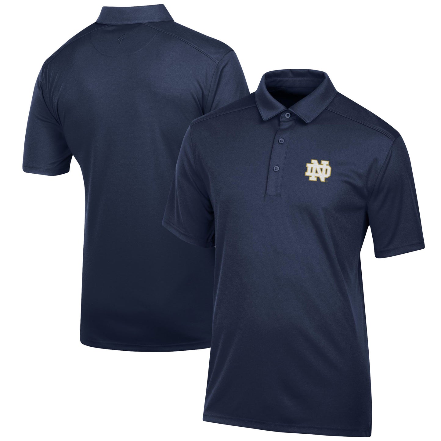 Men's Navy Notre Dame Fighting Irish Classic Jacquard Polo