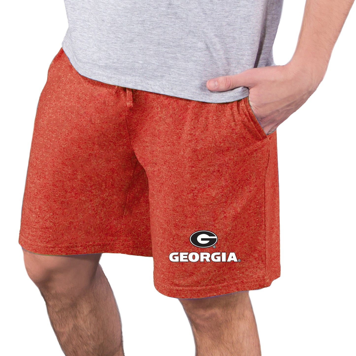 Men's Concepts Sport Red Georgia Bulldogs Quest Knit Jam Shorts
