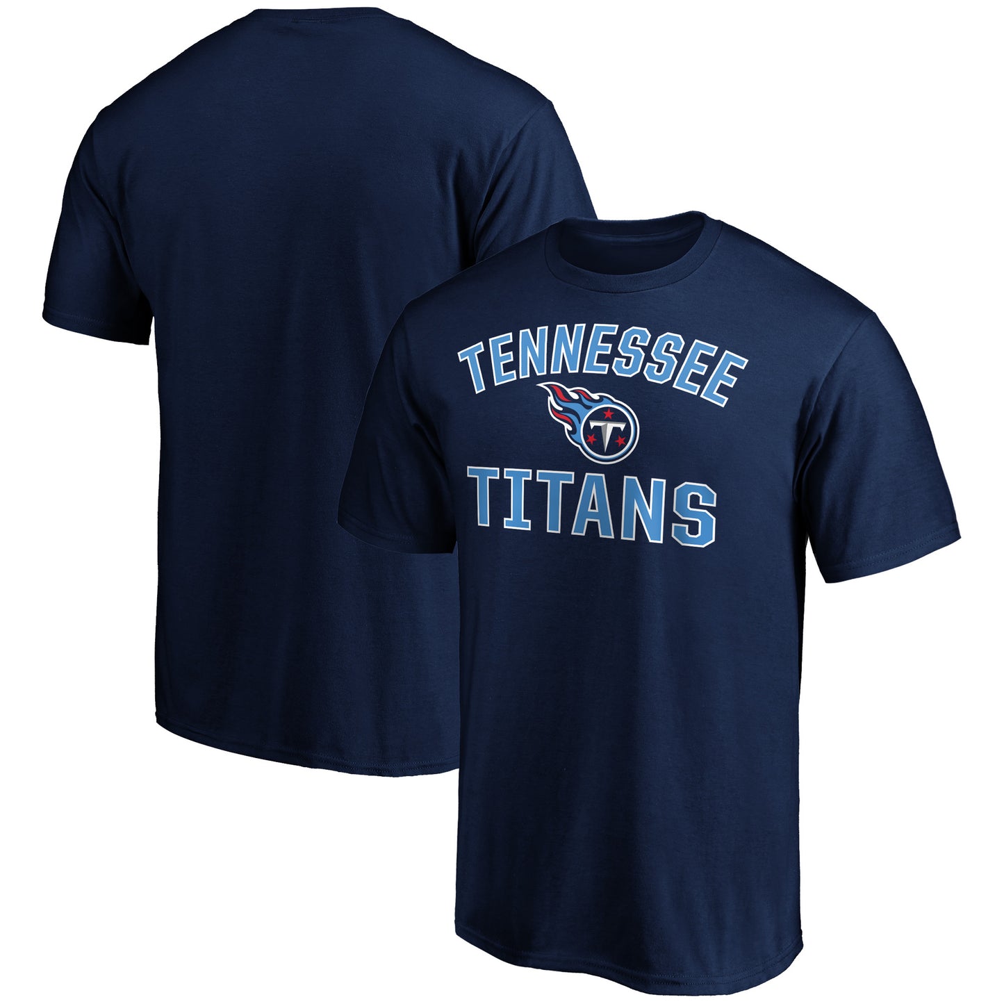 Men's Navy Tennessee Titans Victory Arch T-Shirt