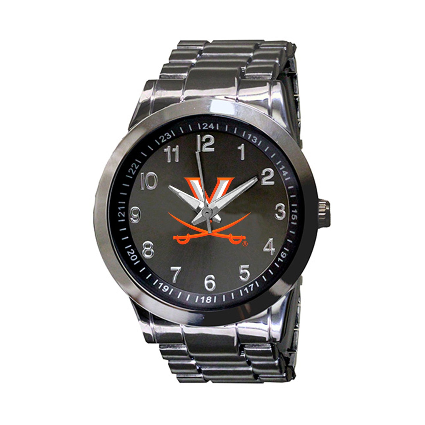 Men's Gunmetal Virginia Cavaliers Integris Stainless Steel Watch
