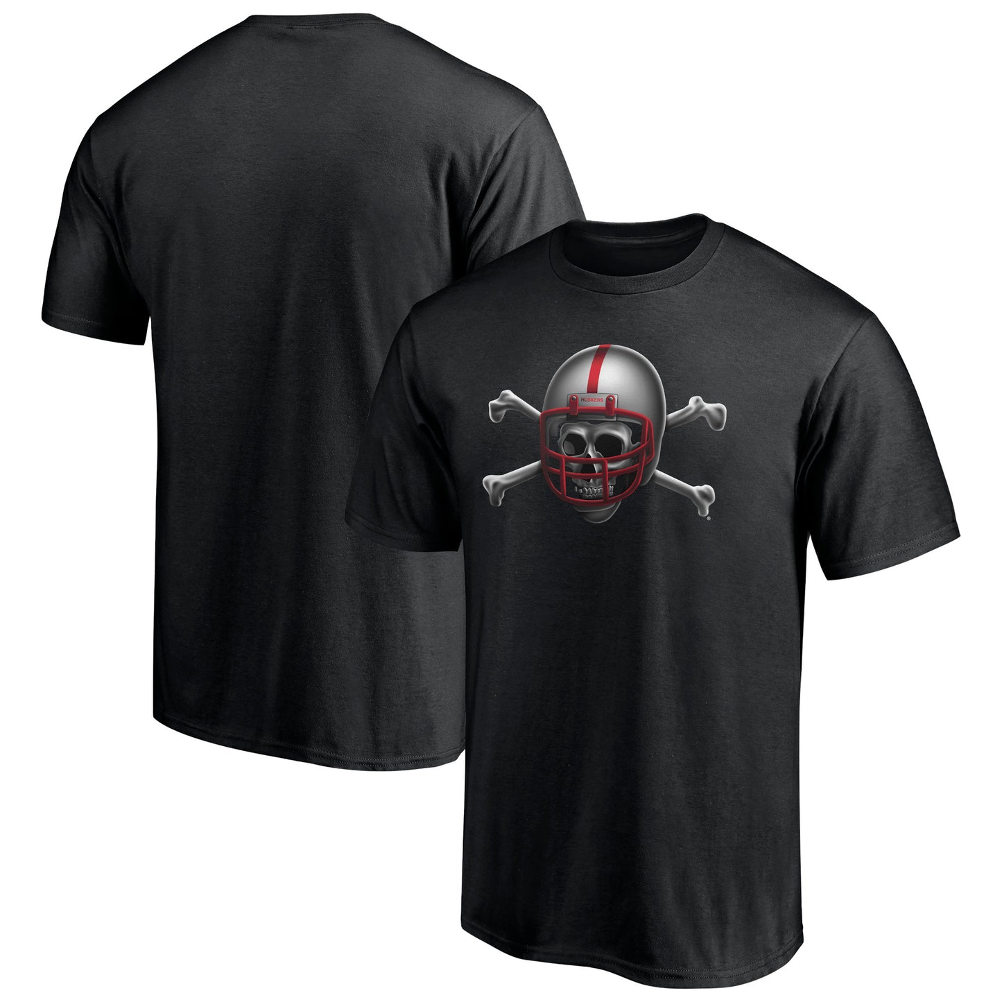 Men's Black Nebraska Huskers Midnight Mascot T-Shirt