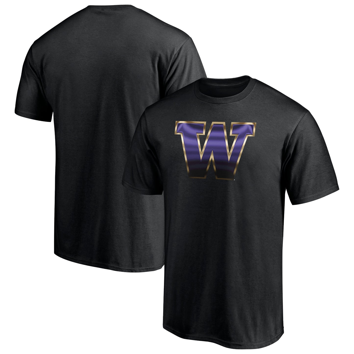 Men's Black Washington Huskies Midnight Mascot T-Shirt