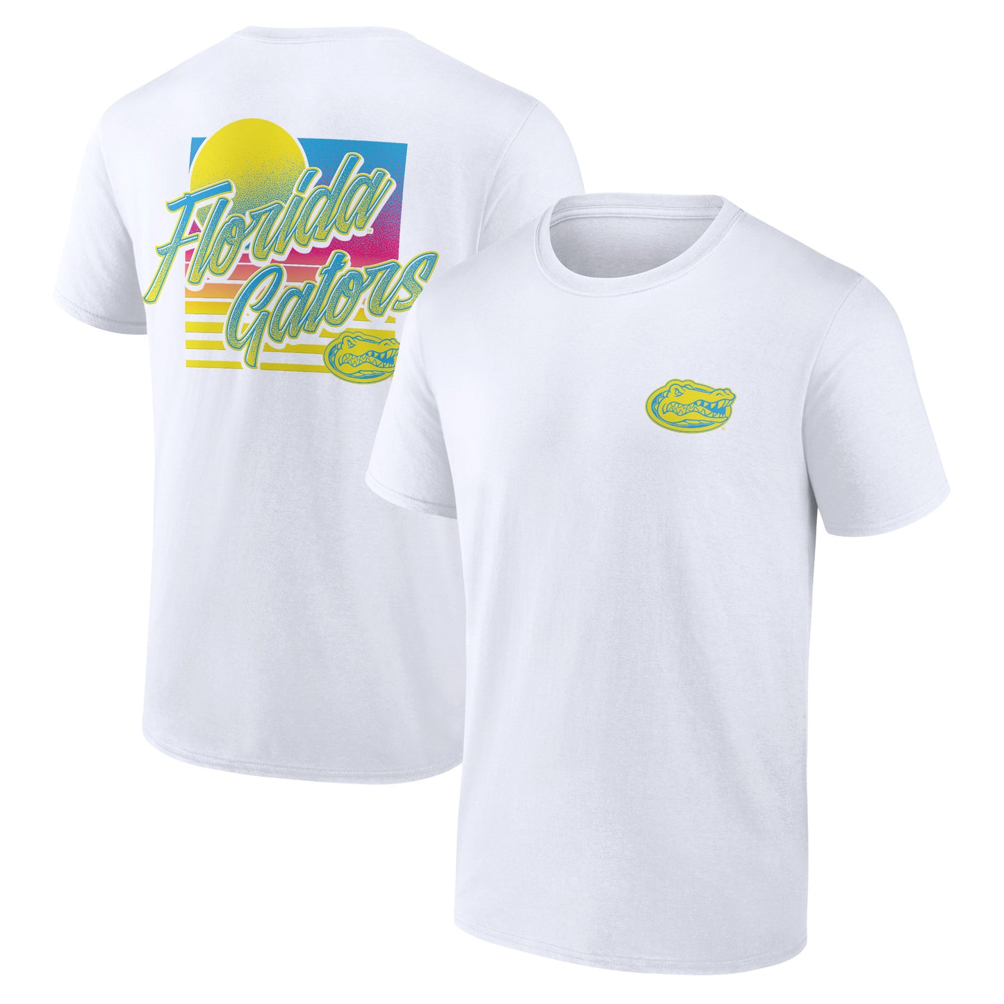 Men's White Florida Gators High Hurdles T-Shirt