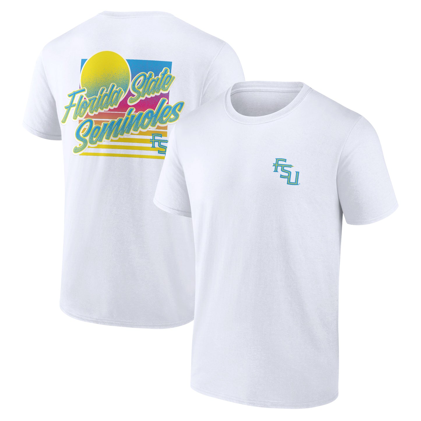 Men's White Florida State Seminoles High Hurdles T-Shirt