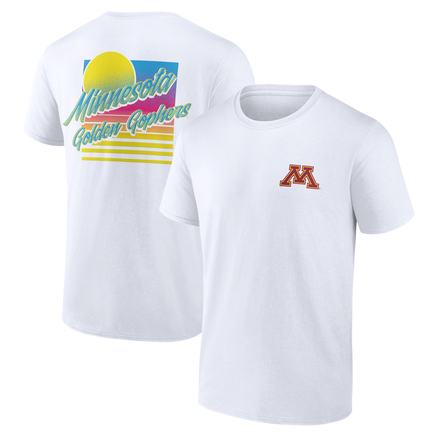 Men's White Minnesota Golden Gophers High Hurdles T-Shirt