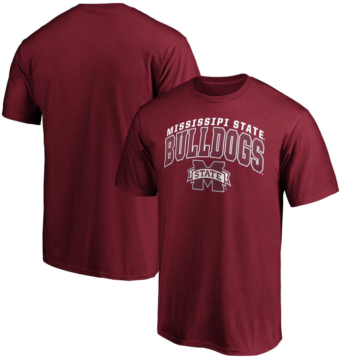 Men's Maroon Mississippi State Bulldogs Steady T-Shirt