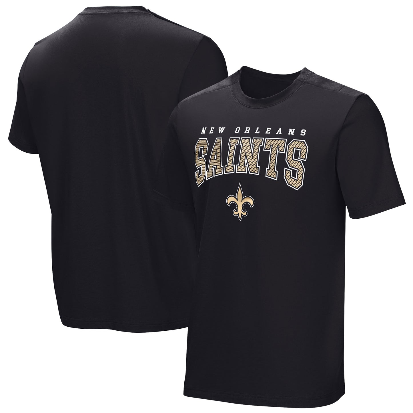 Men's Black New Orleans Saints Home Team Adaptive T-Shirt
