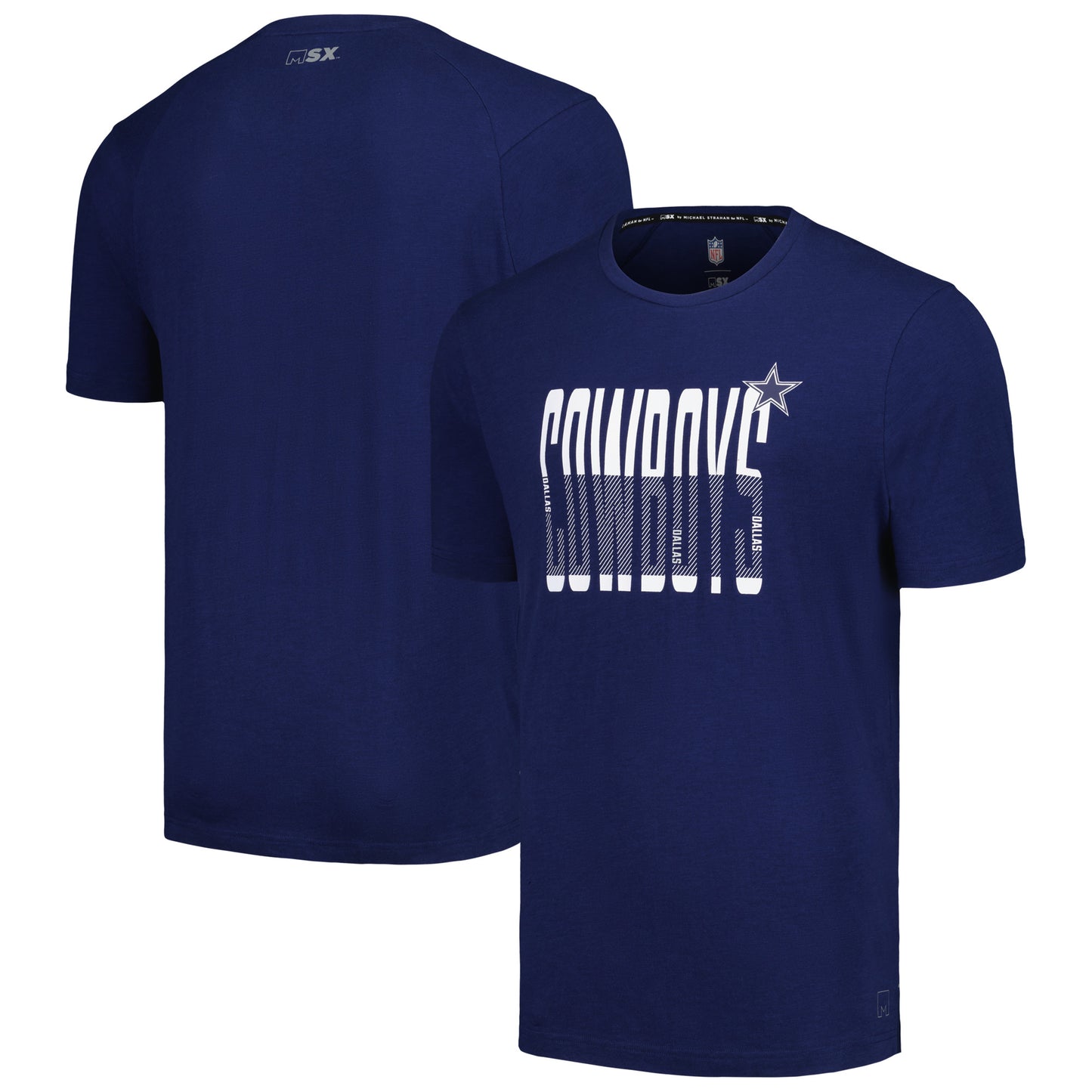 Men's MSX by Michael Strahan Navy Dallas Cowboys Teamwork T-Shirt