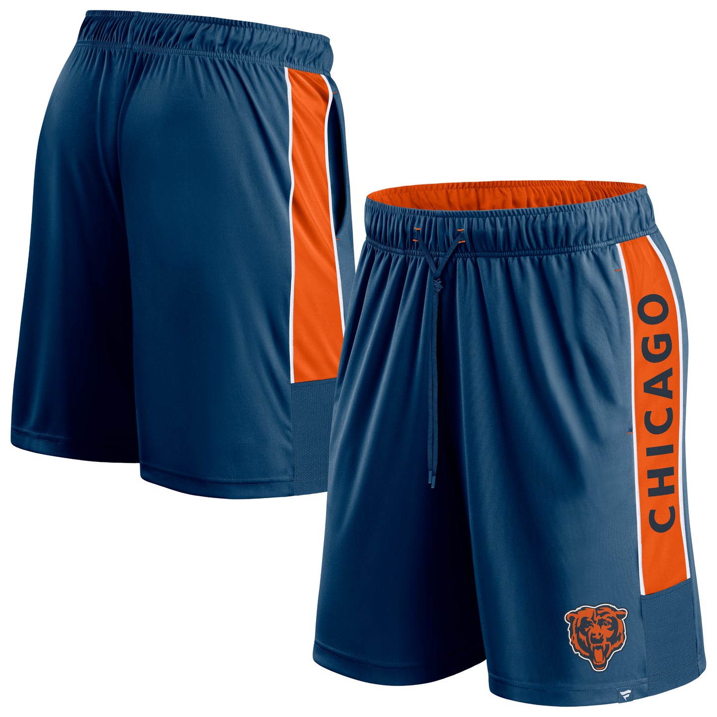 Men's Fanatics Navy Chicago Bears Win The Match Shorts