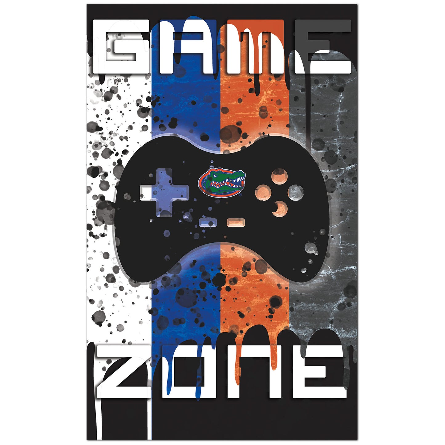 Florida Gators 11" x 19" Grunge Wall Art