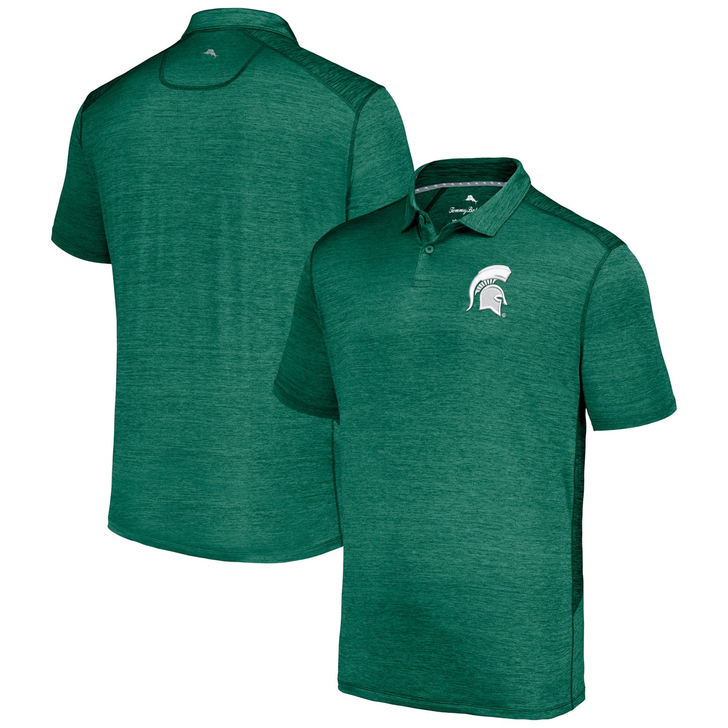 Men's Tommy Bahama Green Michigan State Spartans Delray IslandZone Polo