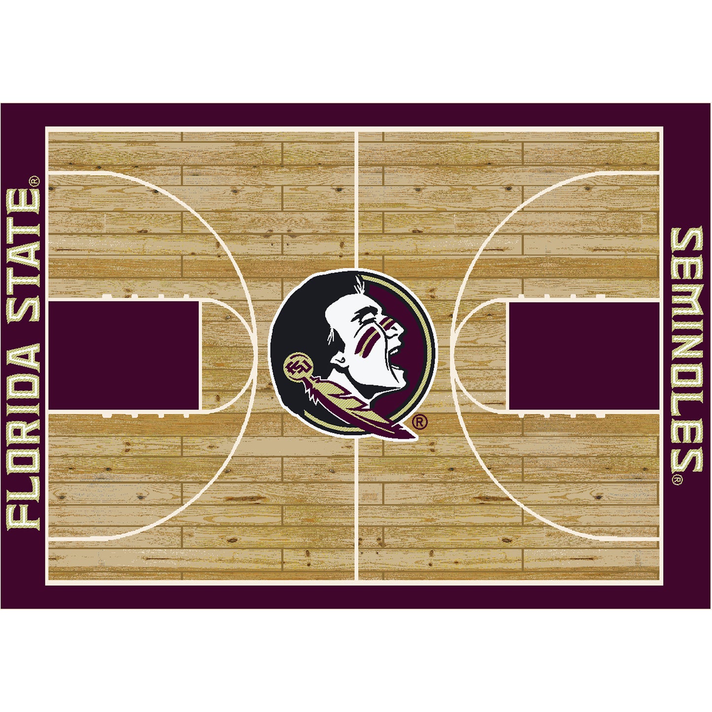 Imperial Florida State Seminoles 3'10" x 5'4" Courtside Rug