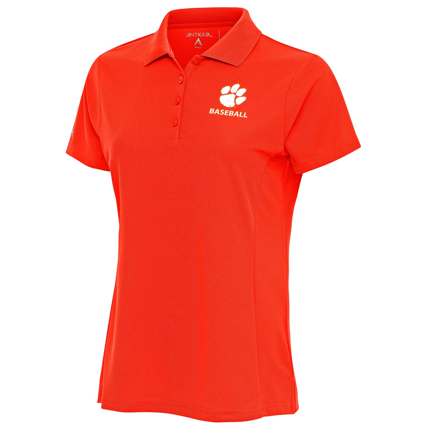 Women's Antigua Orange Clemson Tigers Baseball Legacy Pique Polo