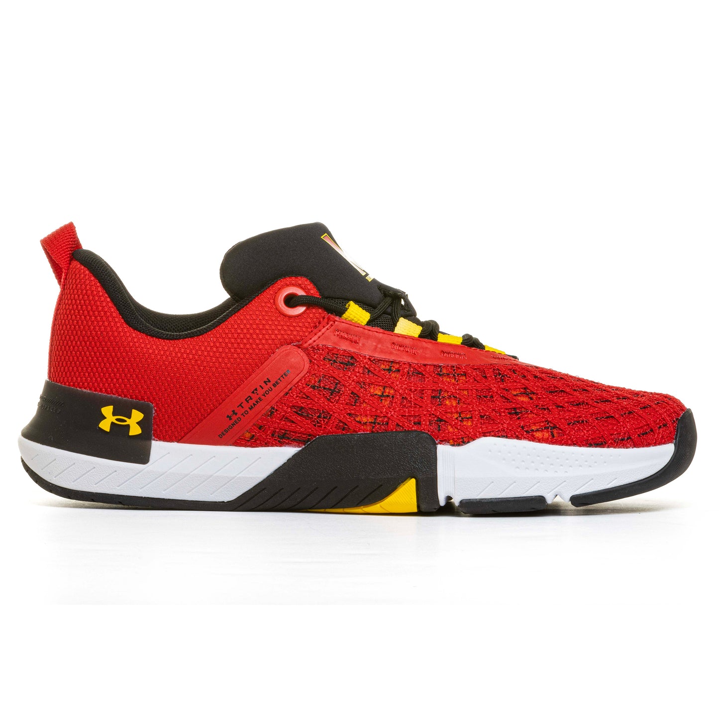 Men's Under Armour Red Maryland Terrapins TriBase Reign 5 Training Shoes