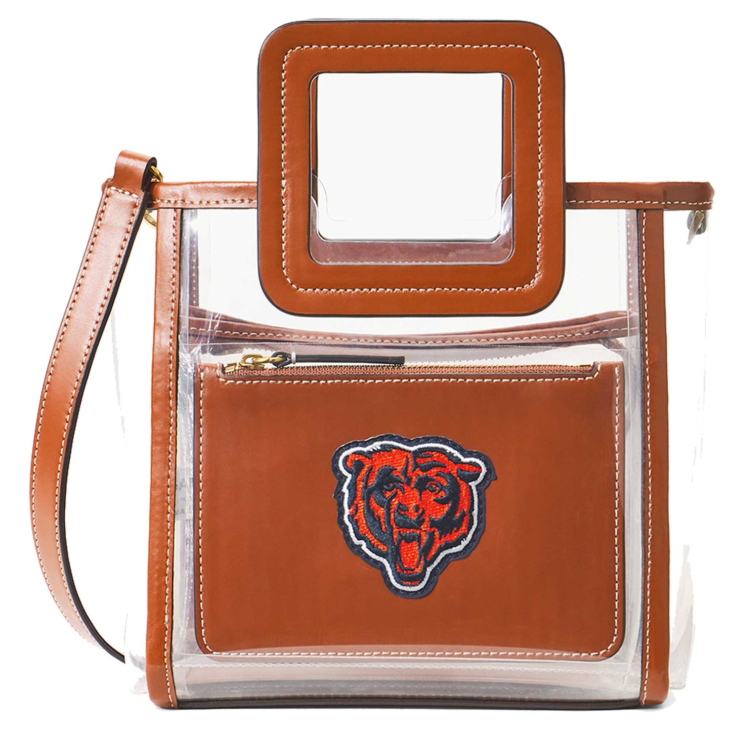 Women's STAUD Chicago Bears Clear Mini Shirley Bag