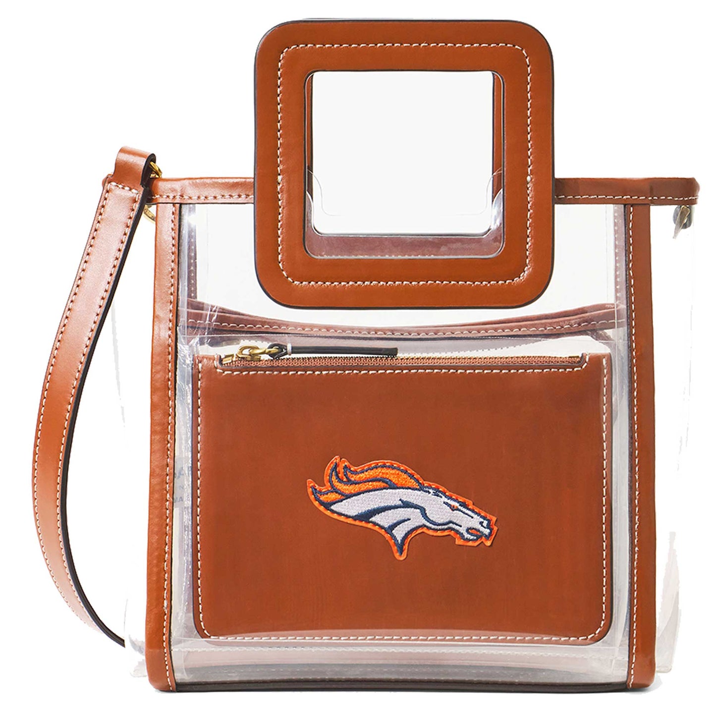 Women's STAUD Denver Broncos Clear Mini Shirley Bag