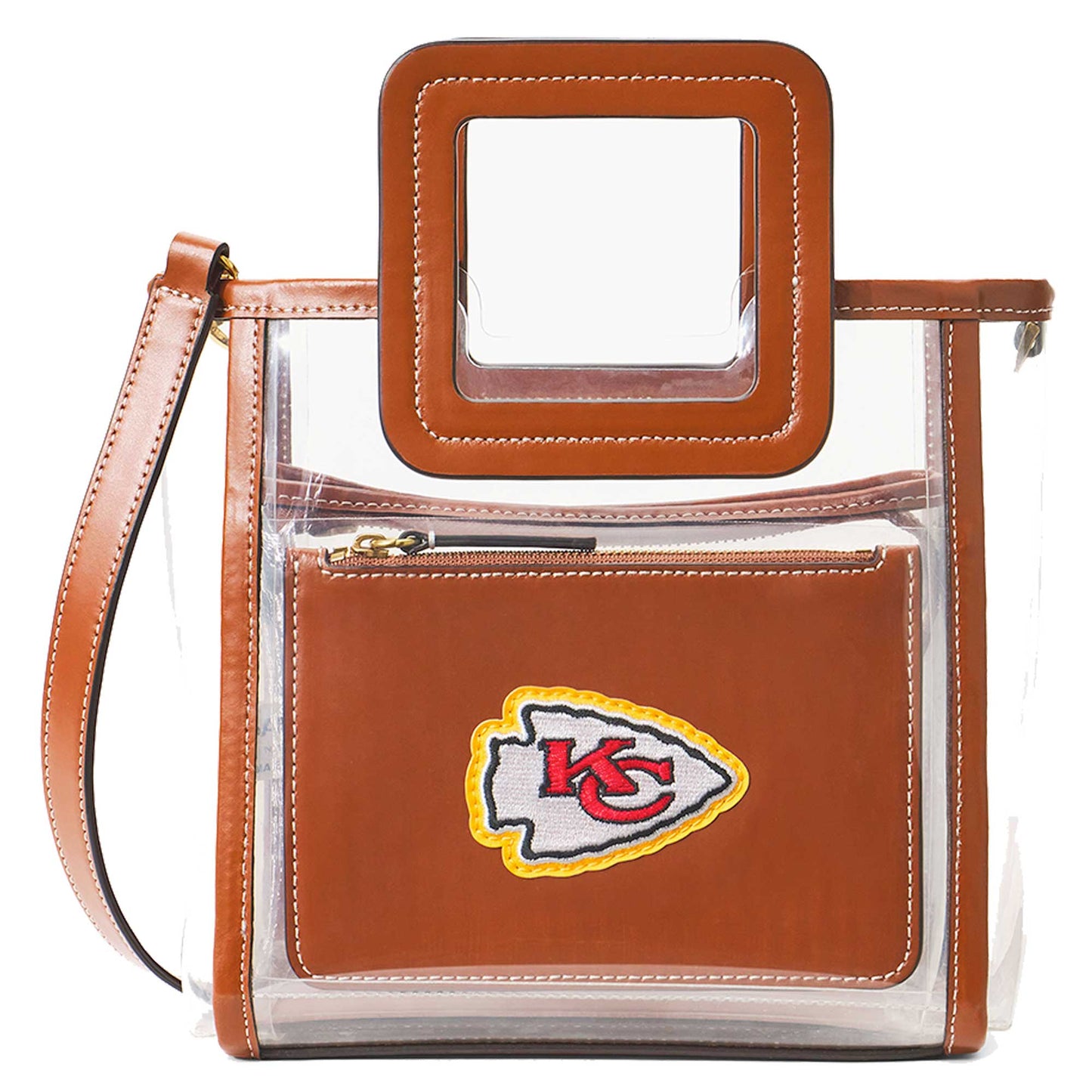 Women's STAUD Kansas City Chiefs Clear Mini Shirley Bag
